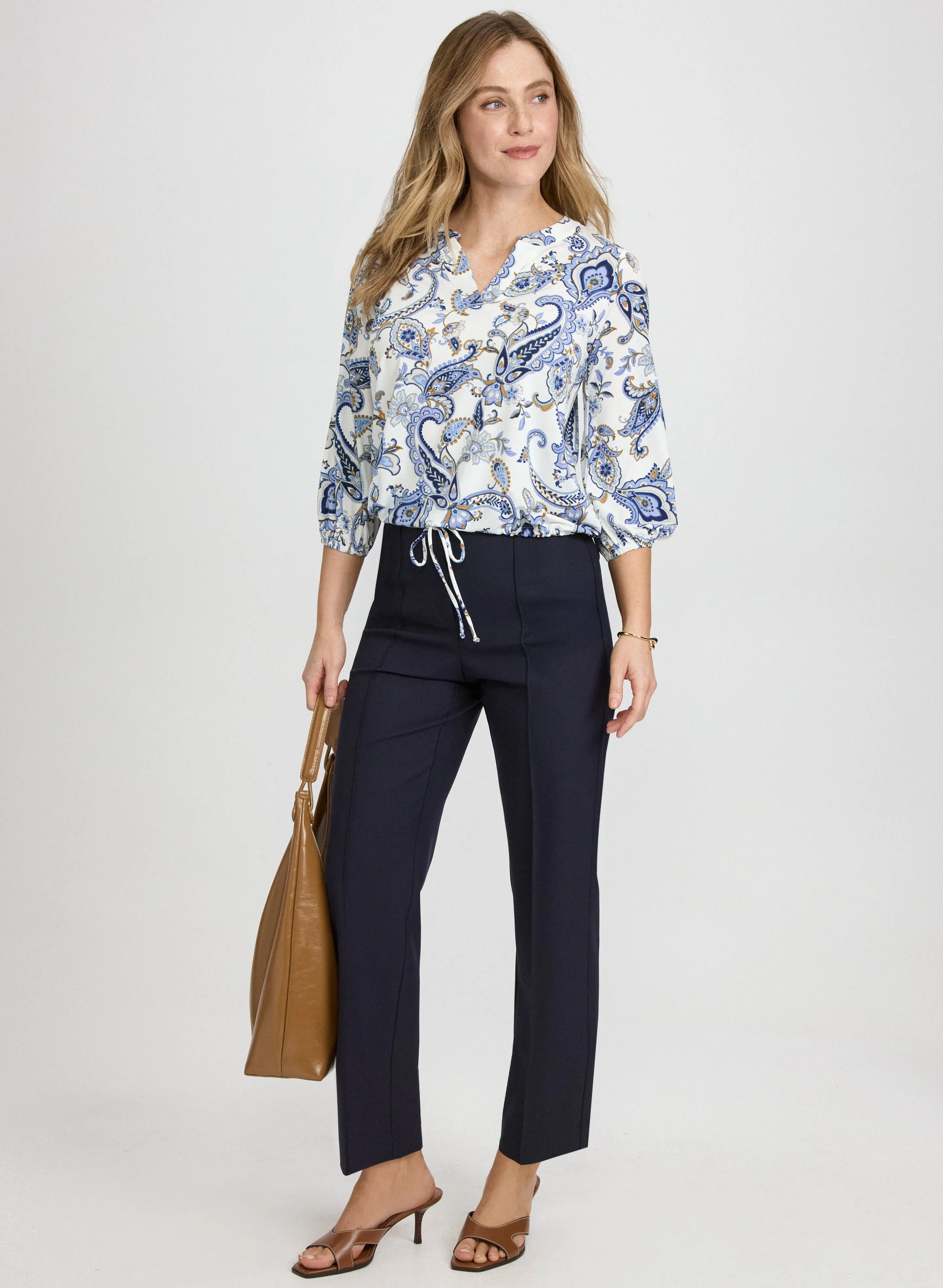 Paisley Drawstring Hem sold by Laura product image thumbnail 3