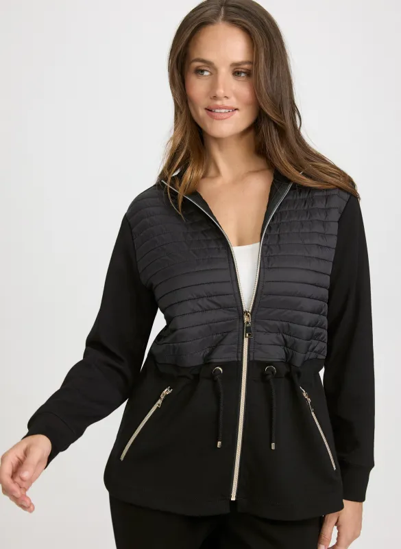 Quilted Detail Jacket sold by Laura