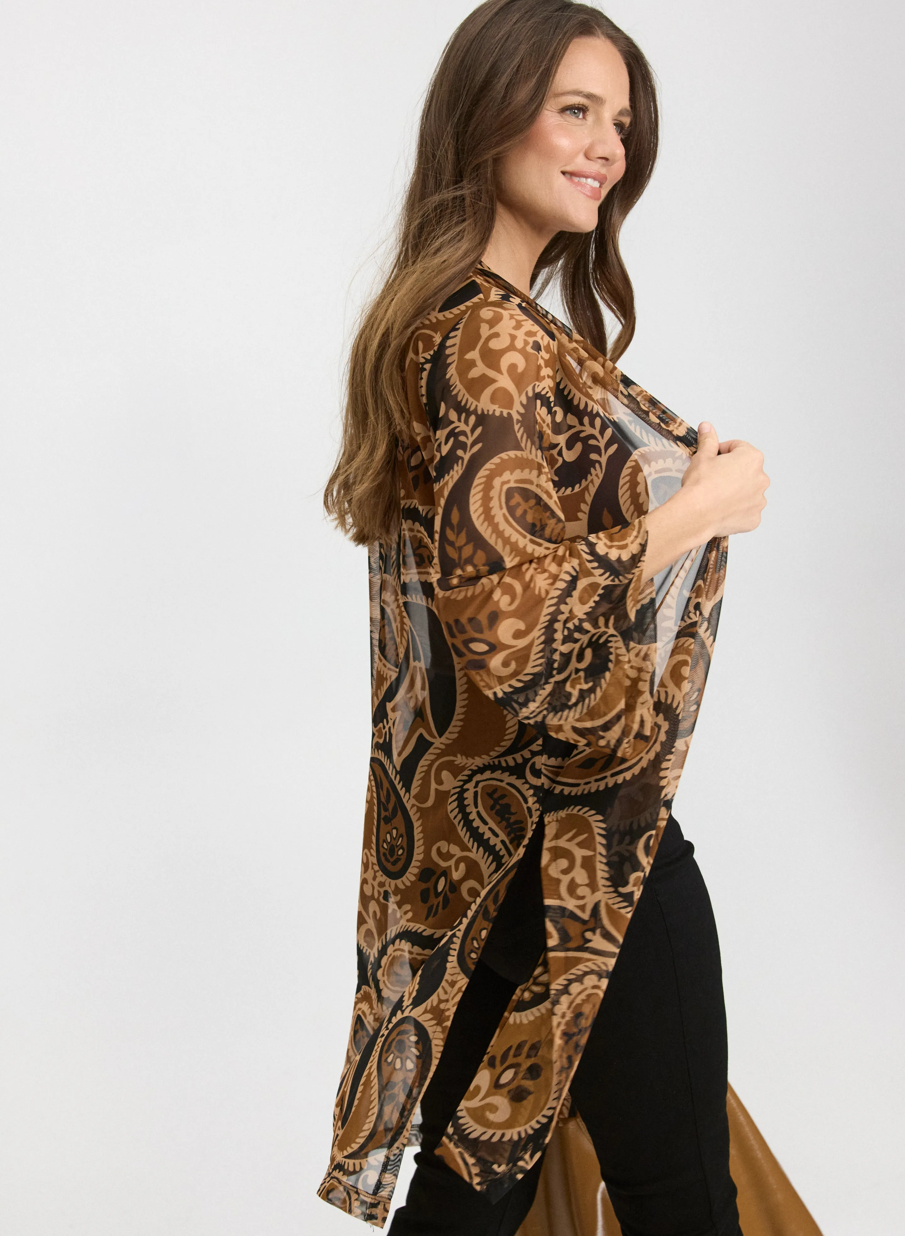 Paisley Open Front Top sold by Laura product image thumbnail 2