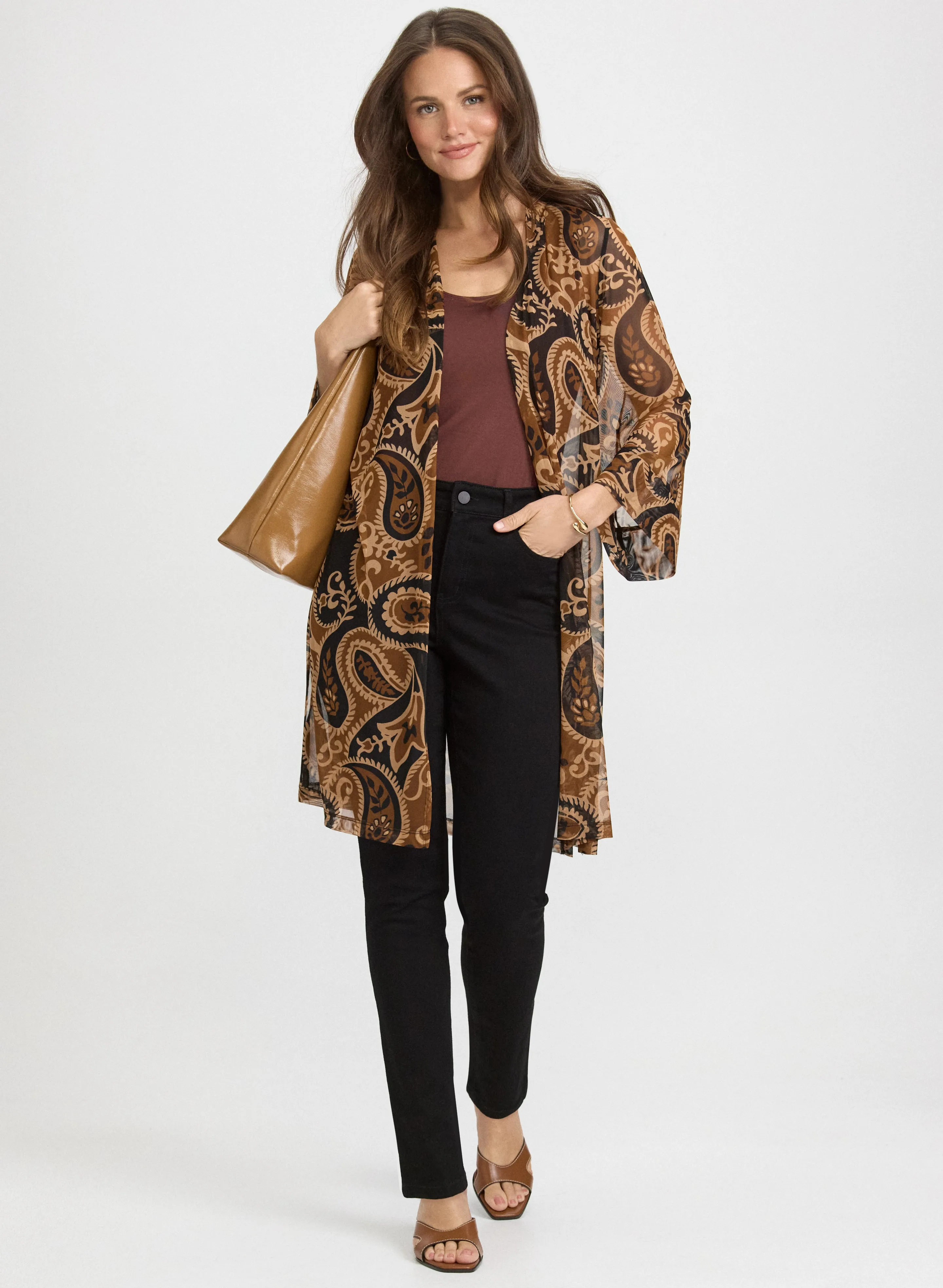 Paisley Open Front Top sold by Laura product image thumbnail 3