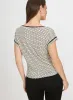 Twist Detail Polka Dot Top sold by Laura