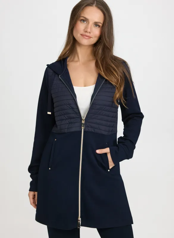 Zip Nylon Trim Top sold by Laura