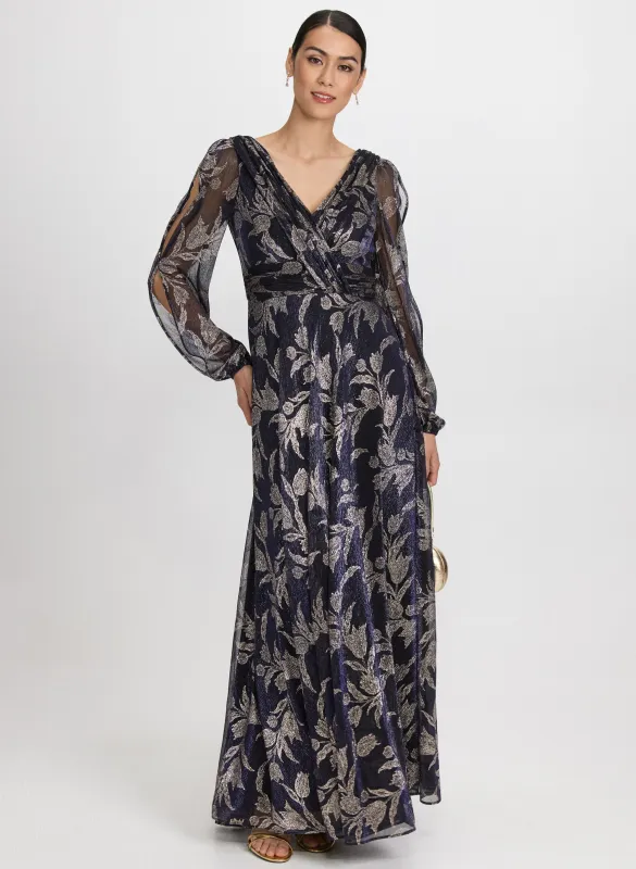 Foiled Floral Dress sold by Laura