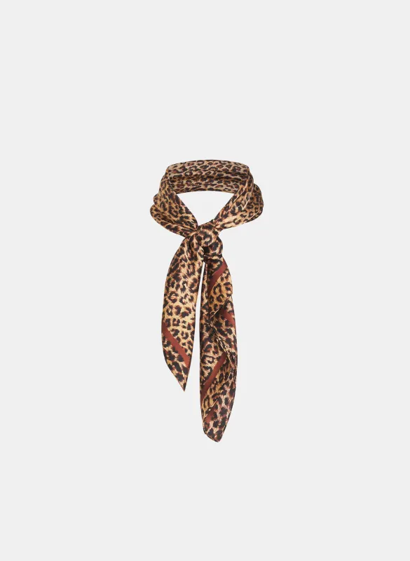 Leopard Print Scarf sold by Laura