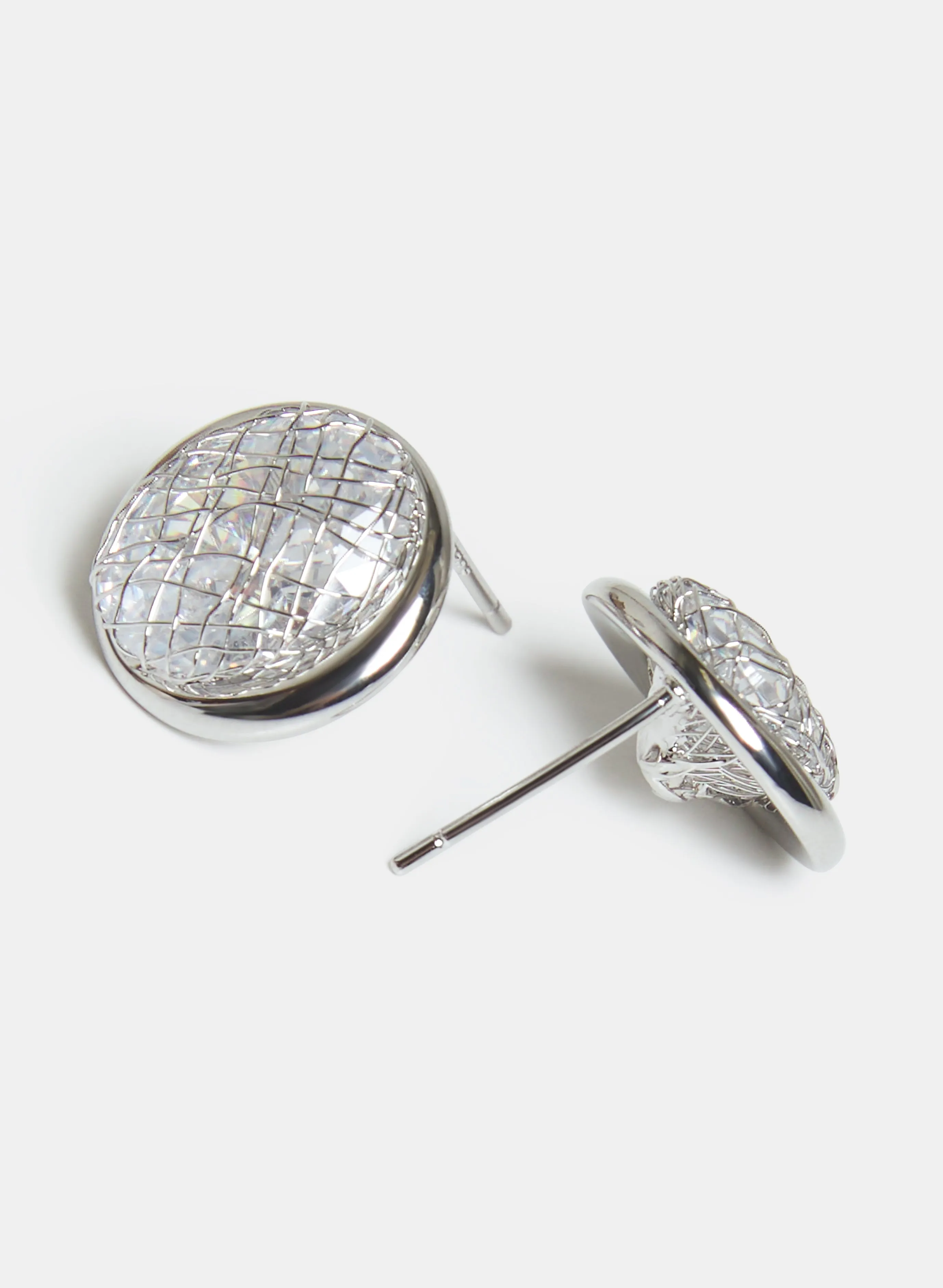 Cubic Zirconia Stud Earrings sold by Laura product image thumbnail 2