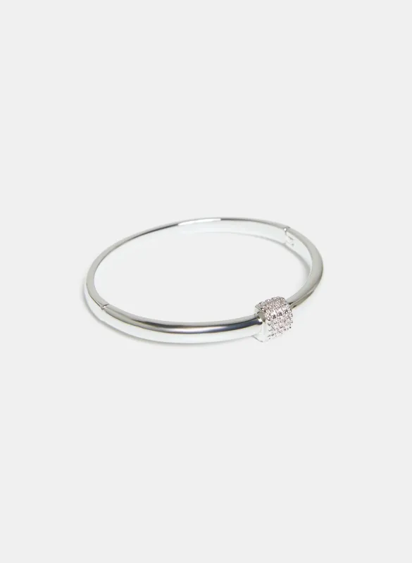 Cubic Zirconia Bangle Bracelet sold by Laura