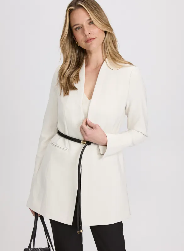Belted Longline Blazer sold by Laura
