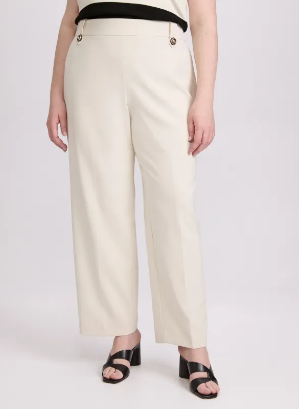 Olivia Pull-On Wide-Leg Pants sold by Laura