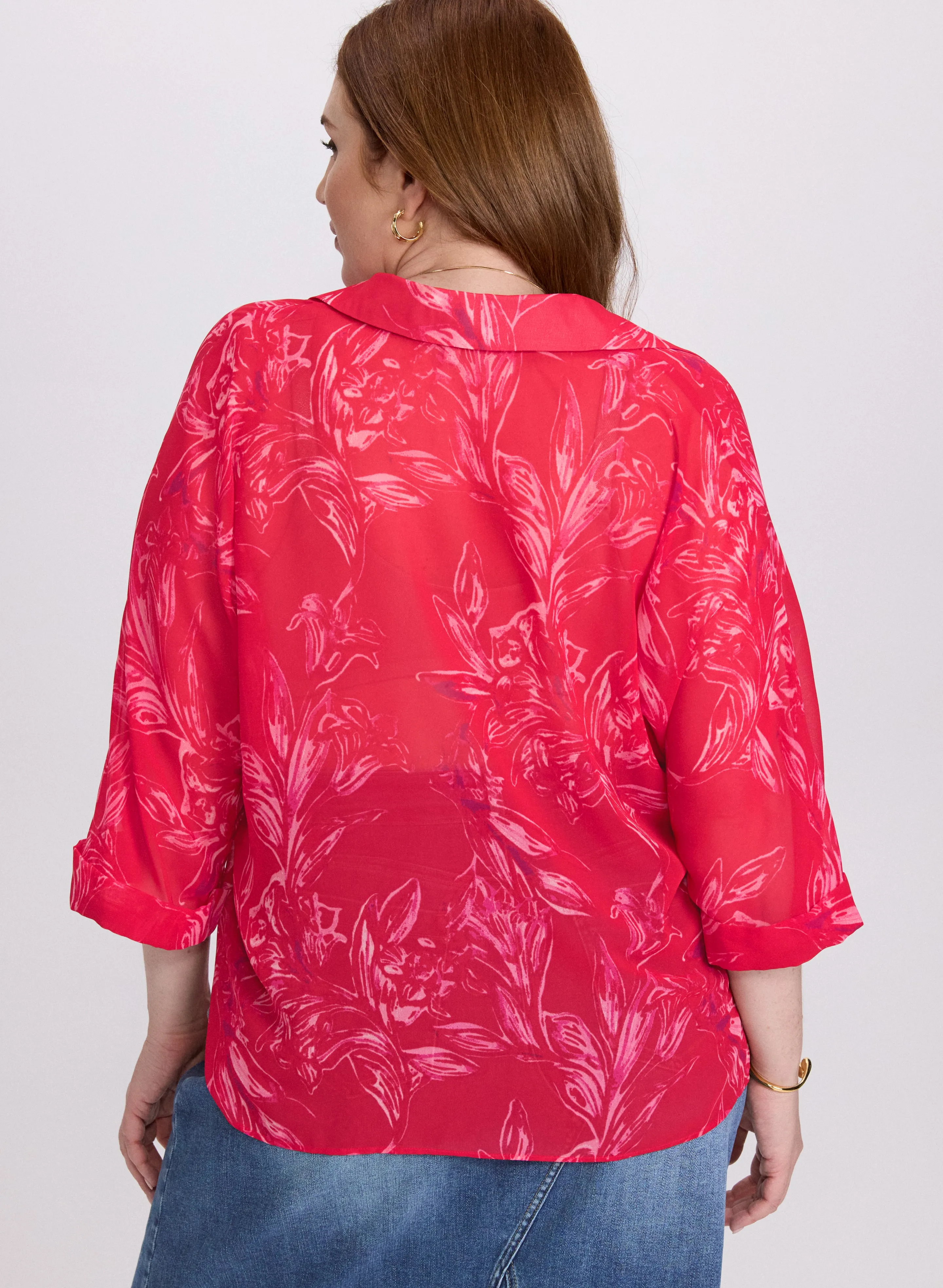 Leaf Chiffon Blouse sold by Laura product image thumbnail 3