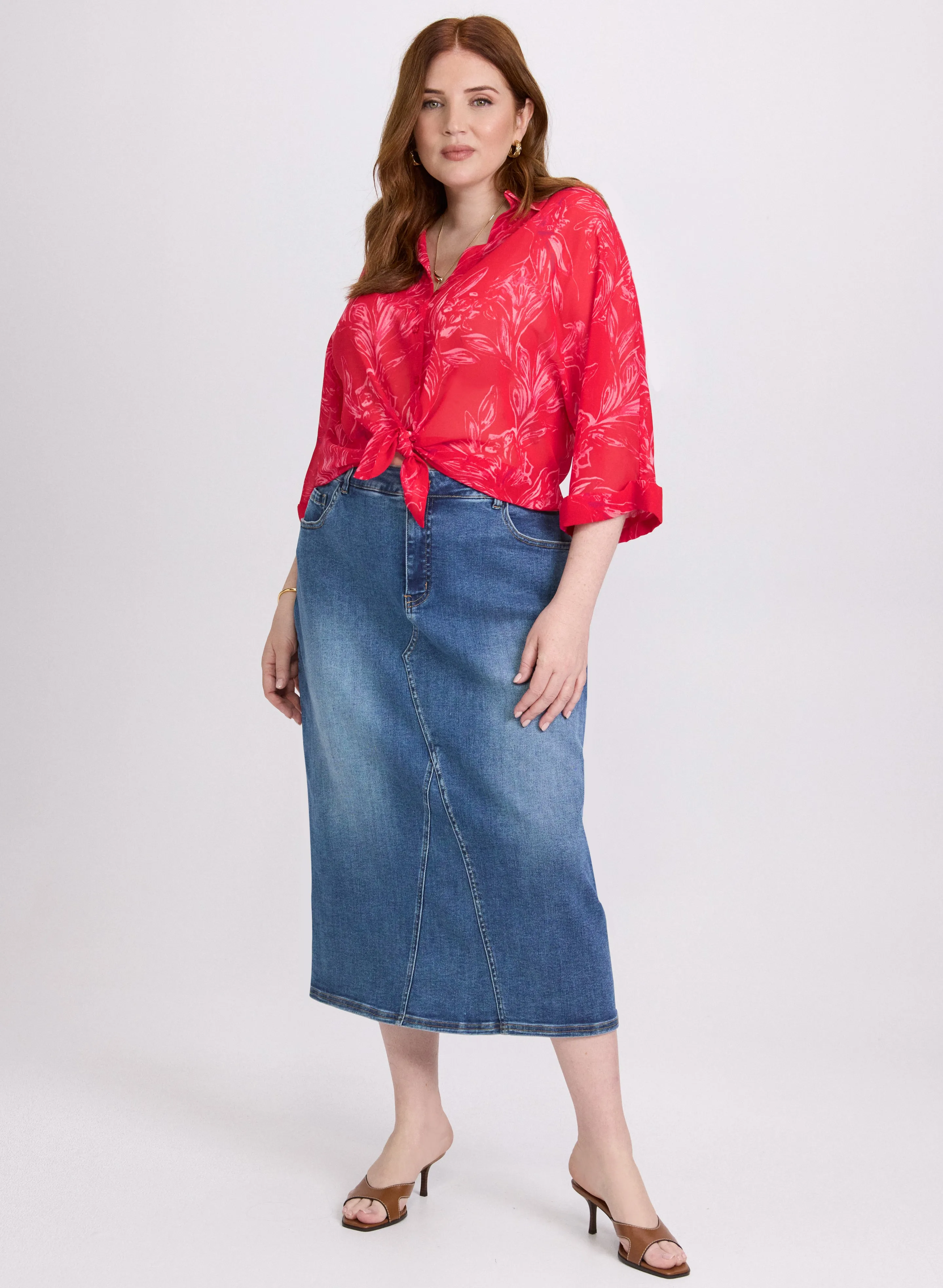 Leaf Chiffon Blouse sold by Laura product image thumbnail 5