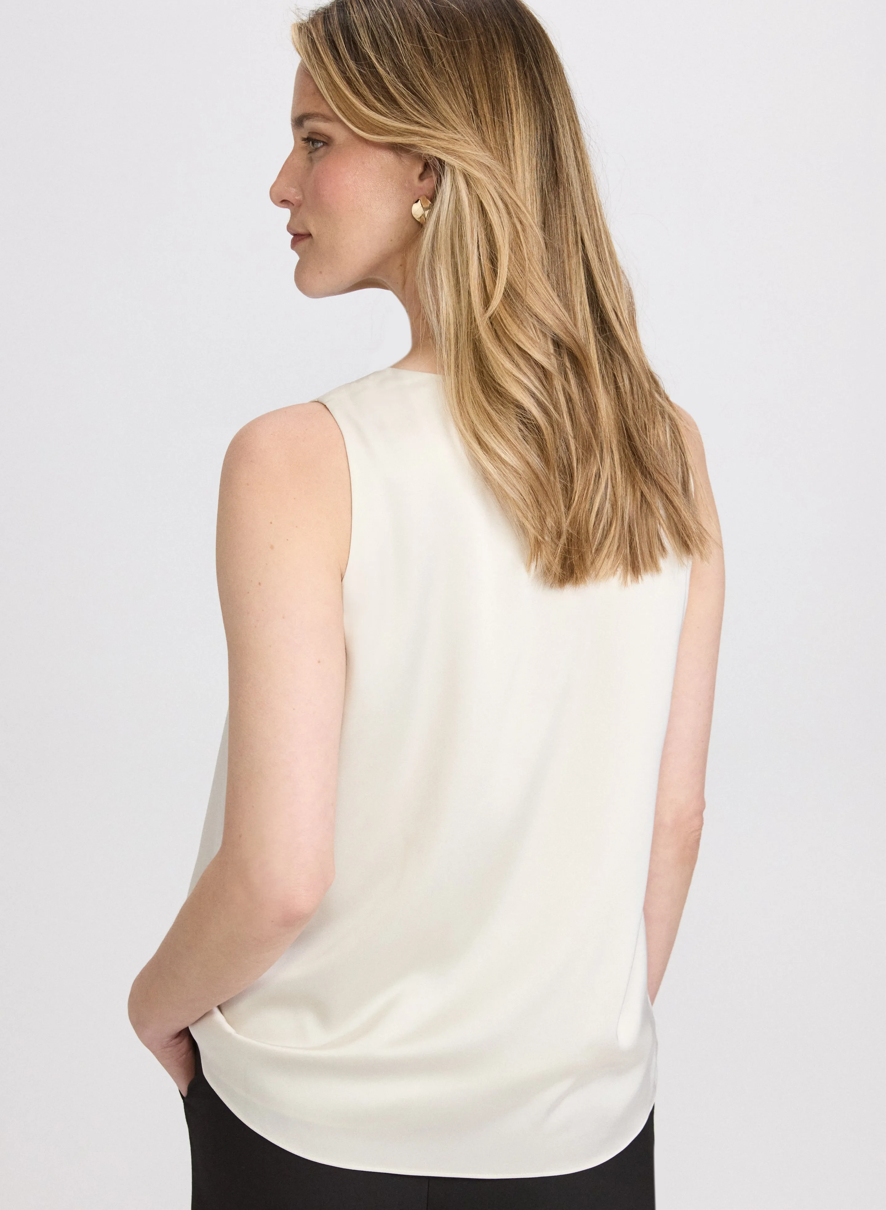 Satin Sleeveless Blouse sold by Laura product image thumbnail 3