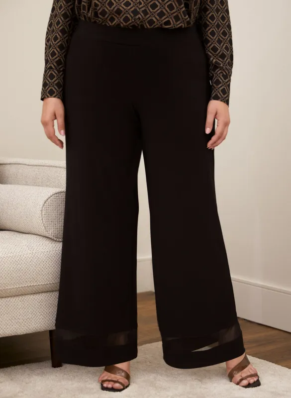 Pull-On Wide Leg Pants sold by Laura