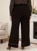 Pull-On Wide Leg Pants sold by Laura