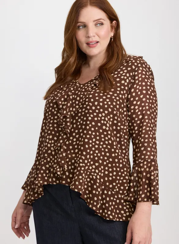Dot Print Blouse sold by Laura