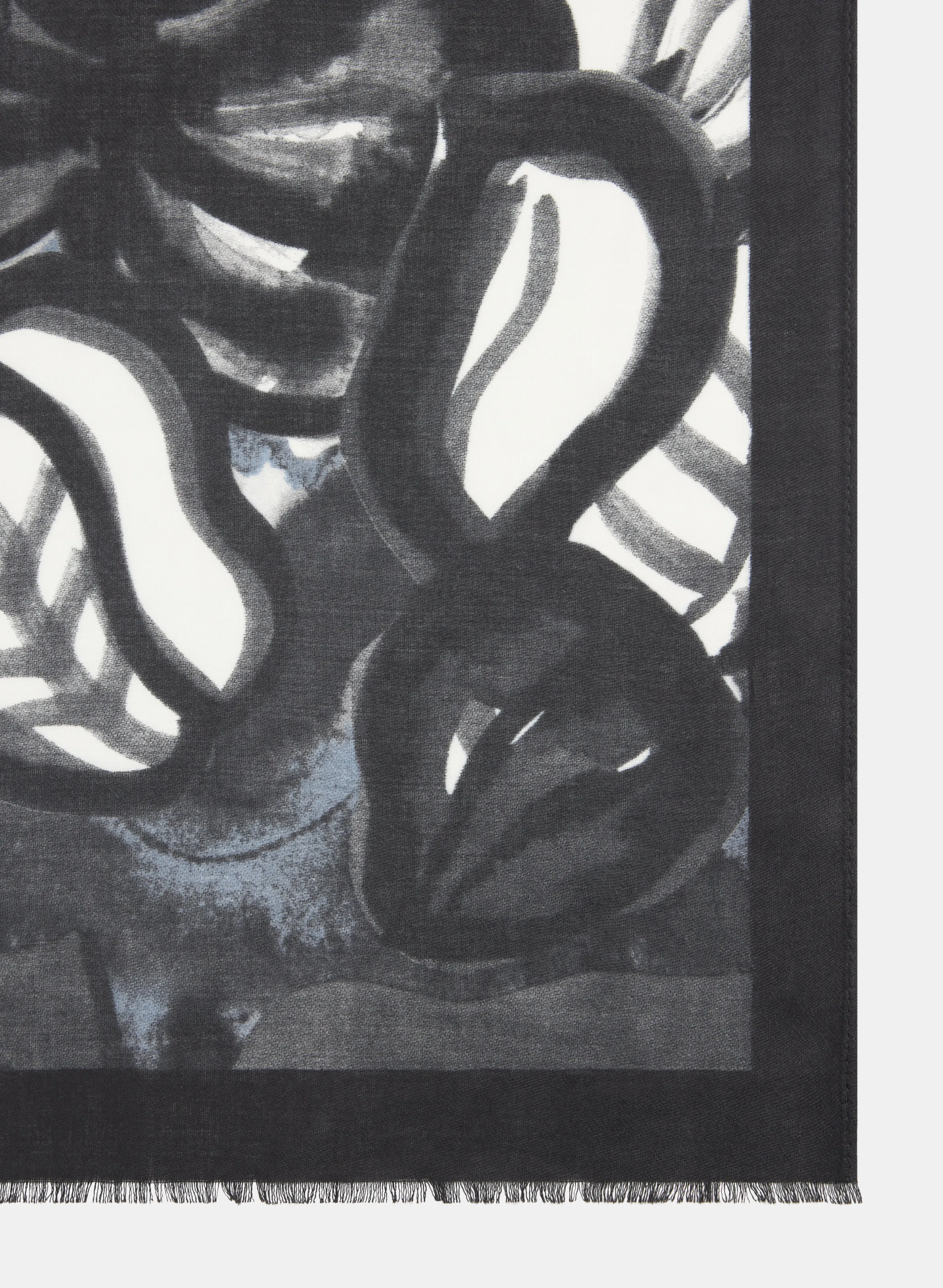 Abstract Leaf Print Scarf sold by Laura product image thumbnail 3