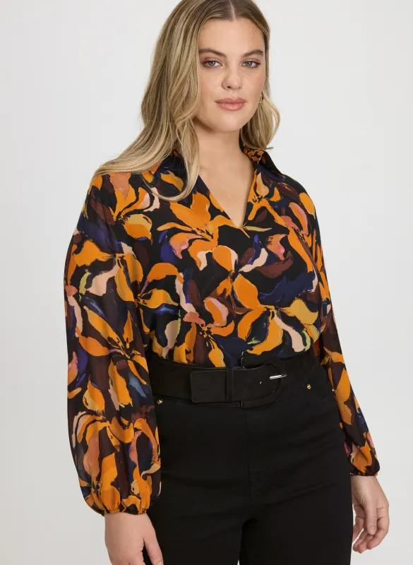 Floral Chiffon Blouse sold by Laura