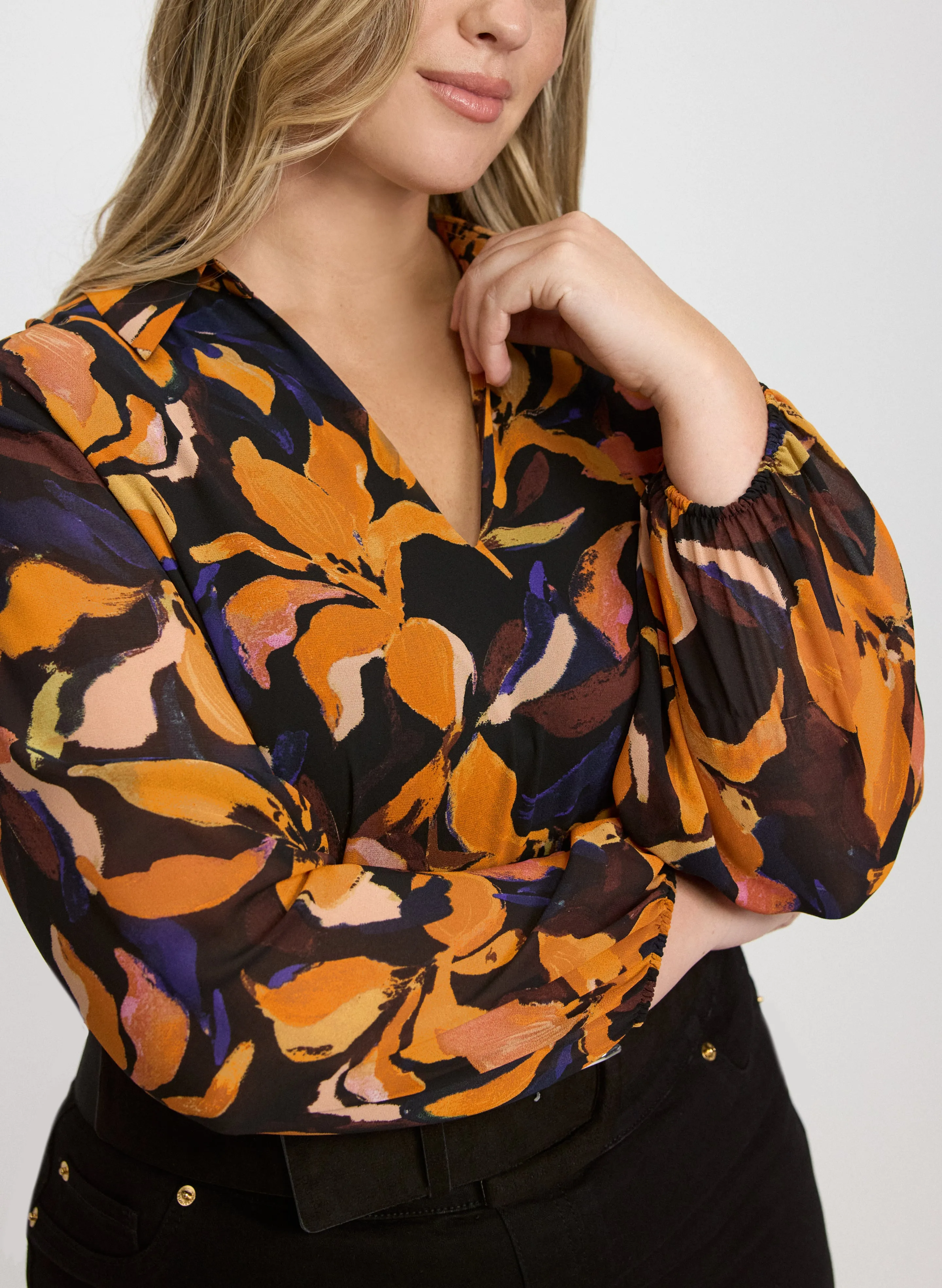 Floral Chiffon Blouse sold by Laura product image thumbnail 3