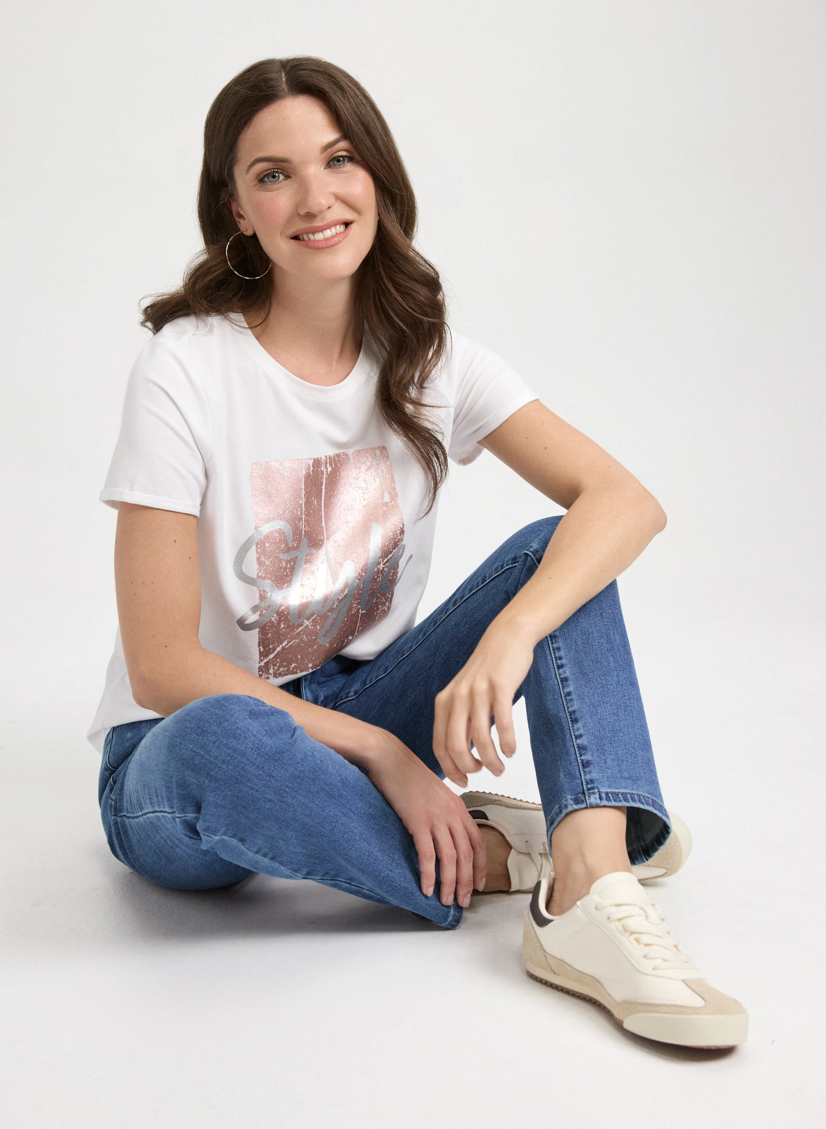 Script Print T-Shirt sold by Laura product image thumbnail 5