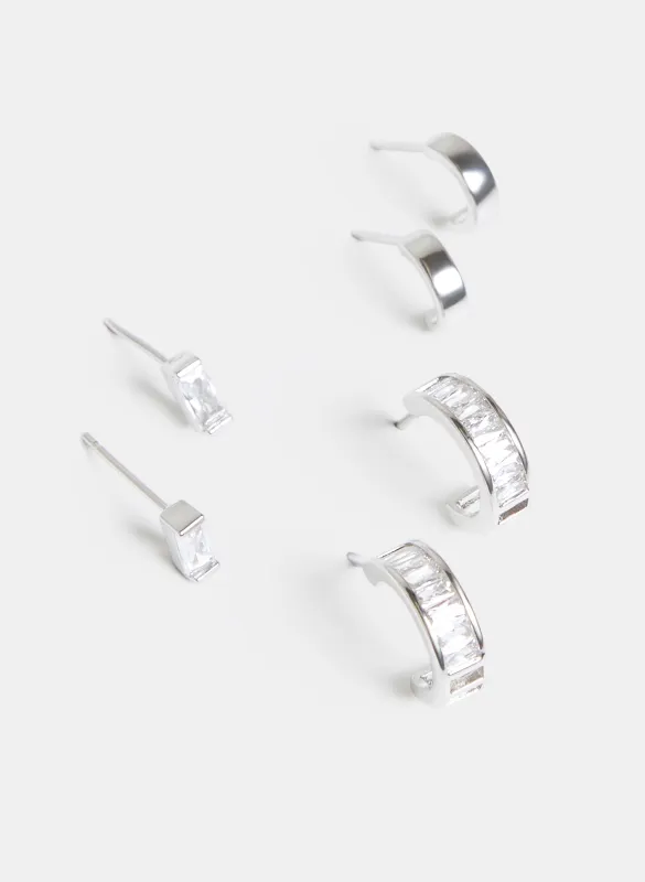 Three-Piece Stud Earrings Set sold by Laura