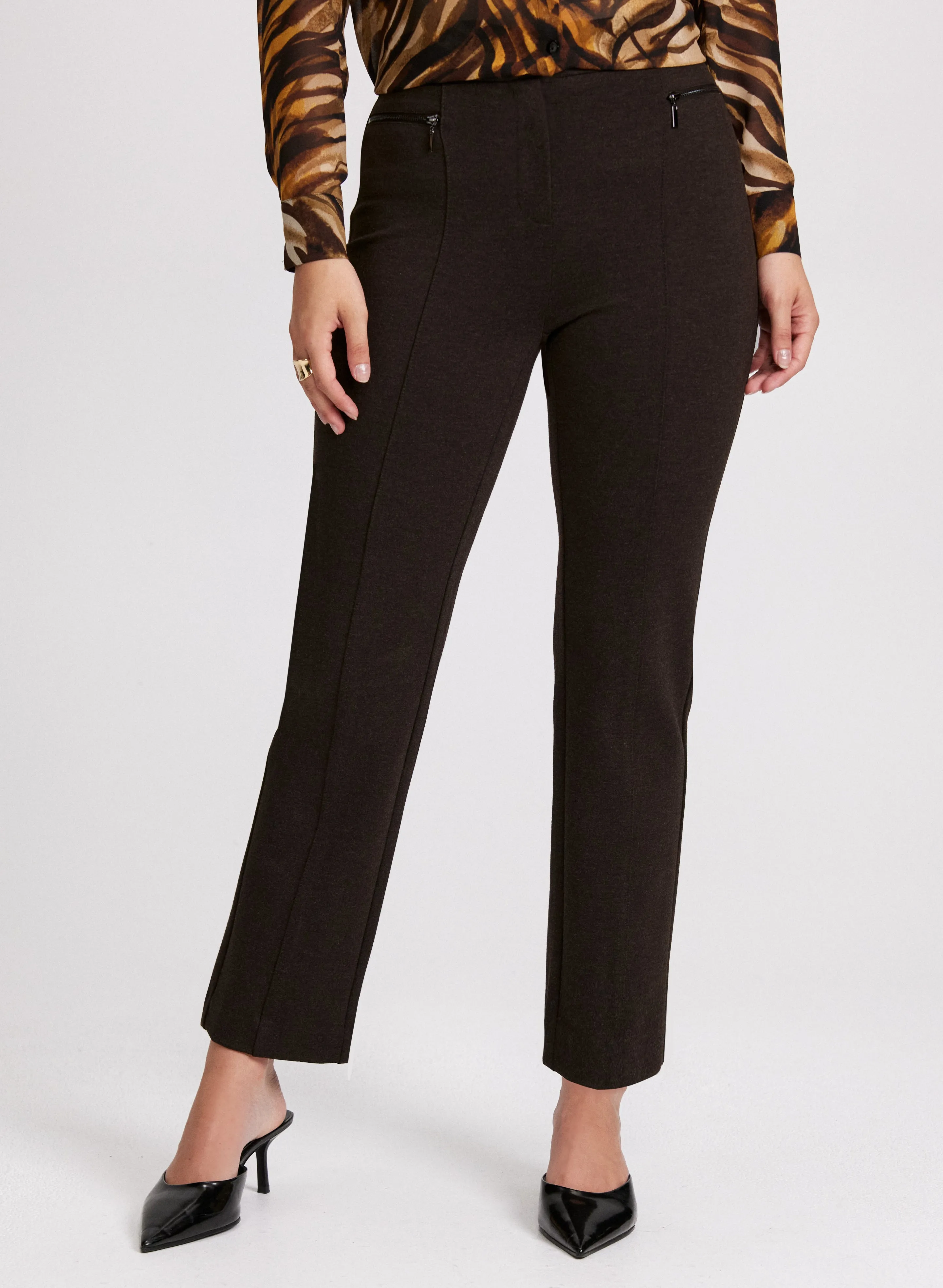 Mia Straight-Leg Pants - Short sold by Laura