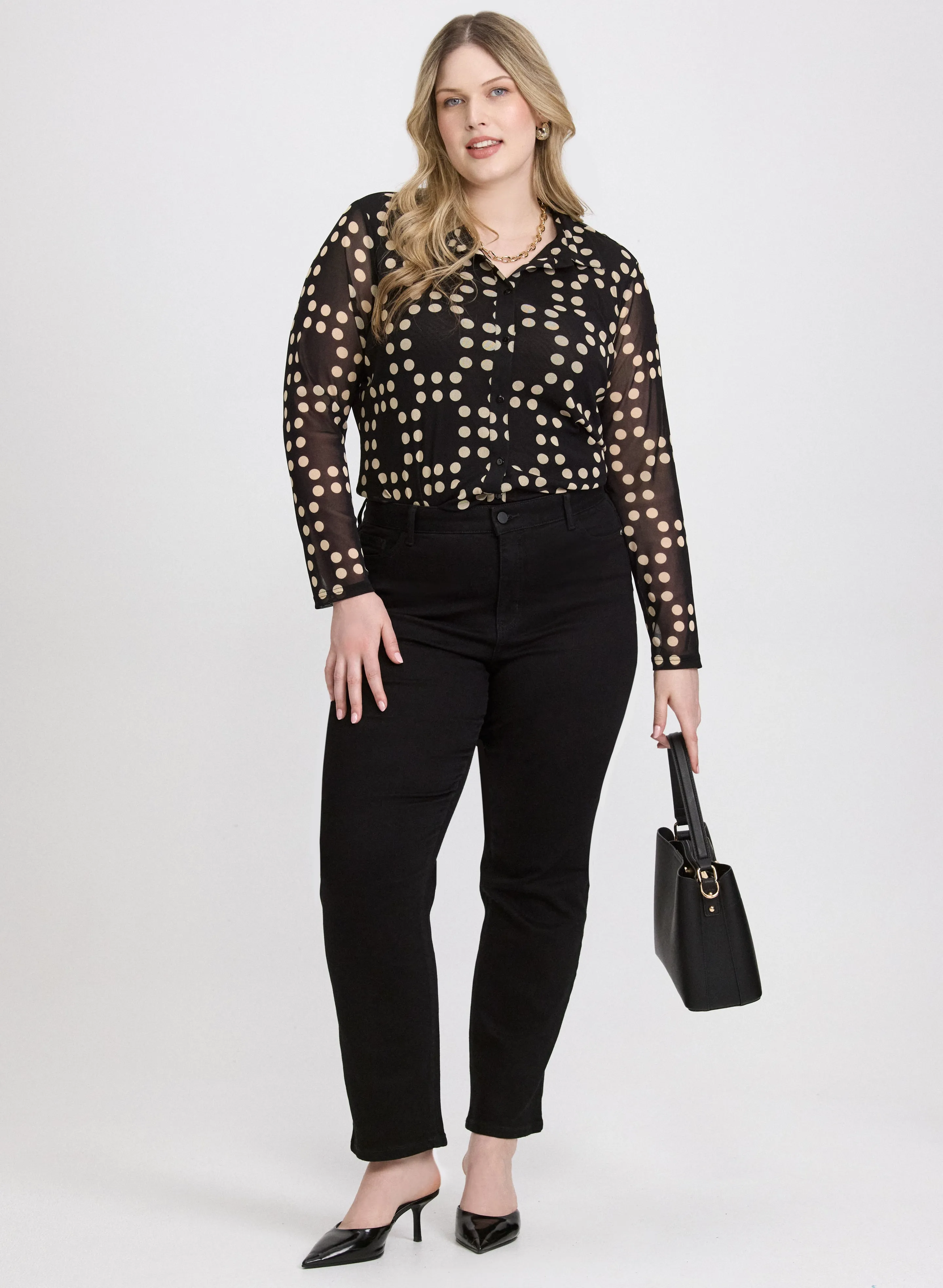 Mixed Polka Dot Top sold by Laura product image thumbnail 3