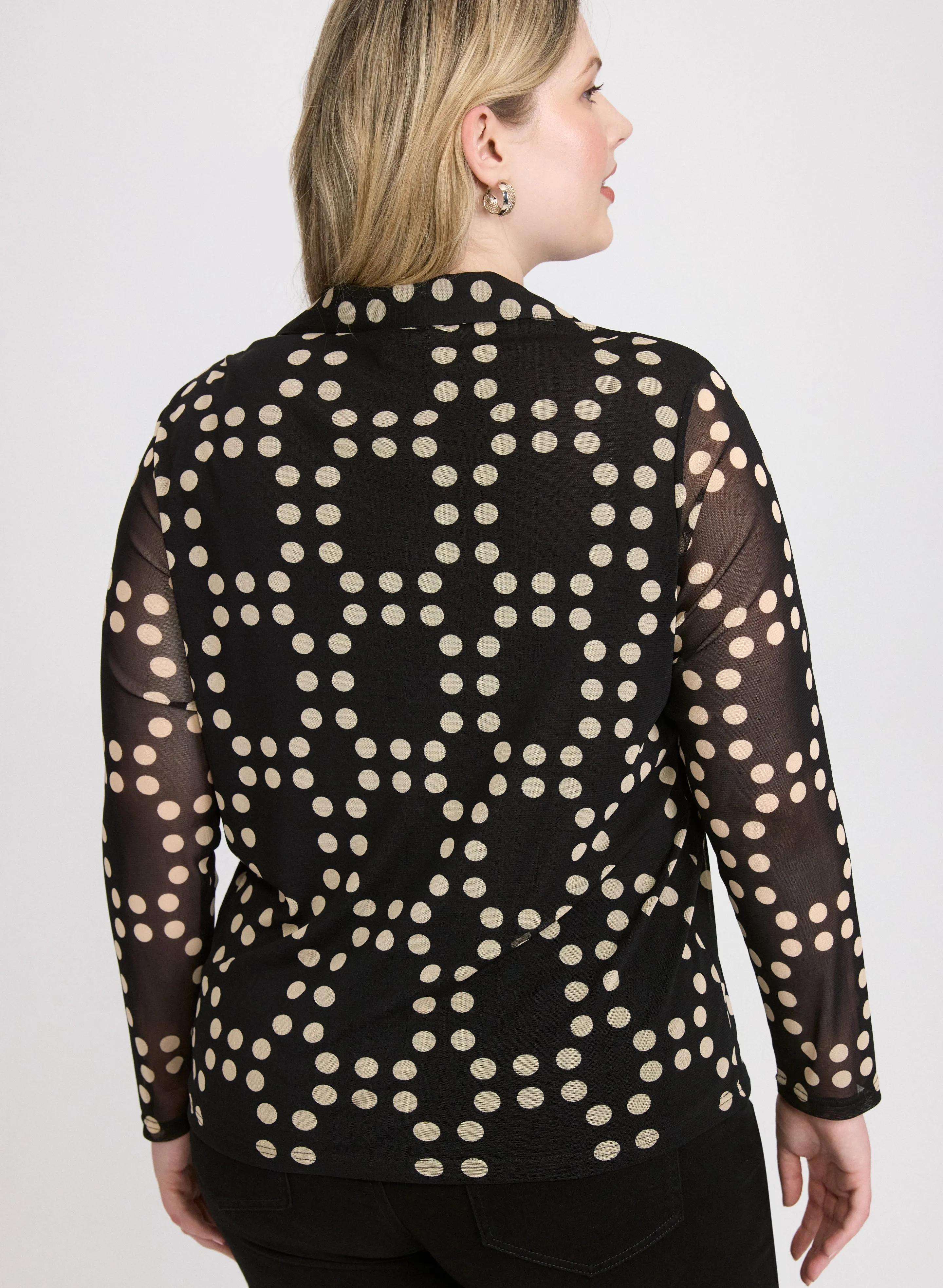 Mixed Polka Dot Top sold by Laura product image thumbnail 4