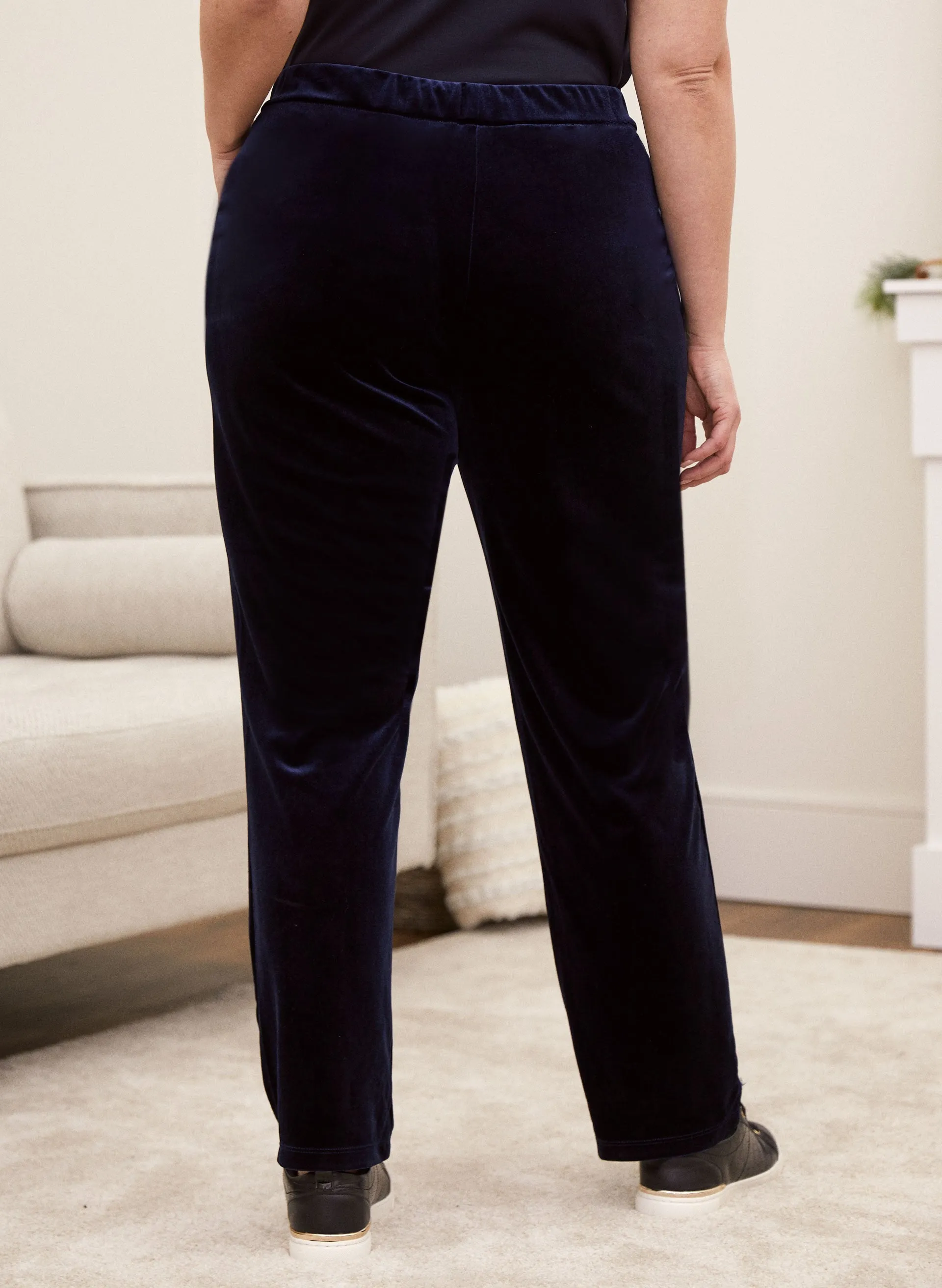 Velour Straight Leg Pull-On Pants sold by Laura product image thumbnail 2