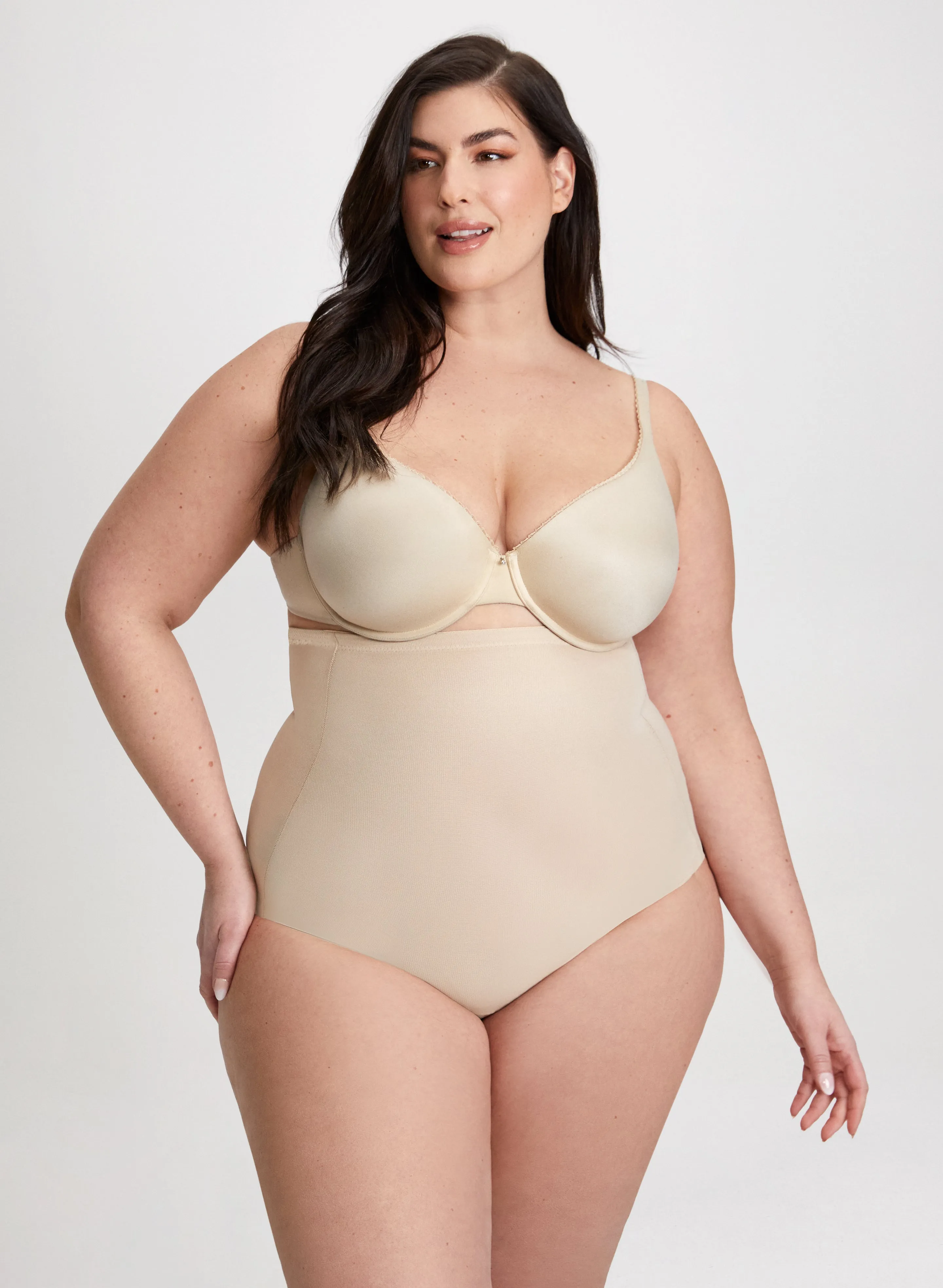 Naomi & Nicole - High-Waist Shaping Briefs - Plus sold by Laura