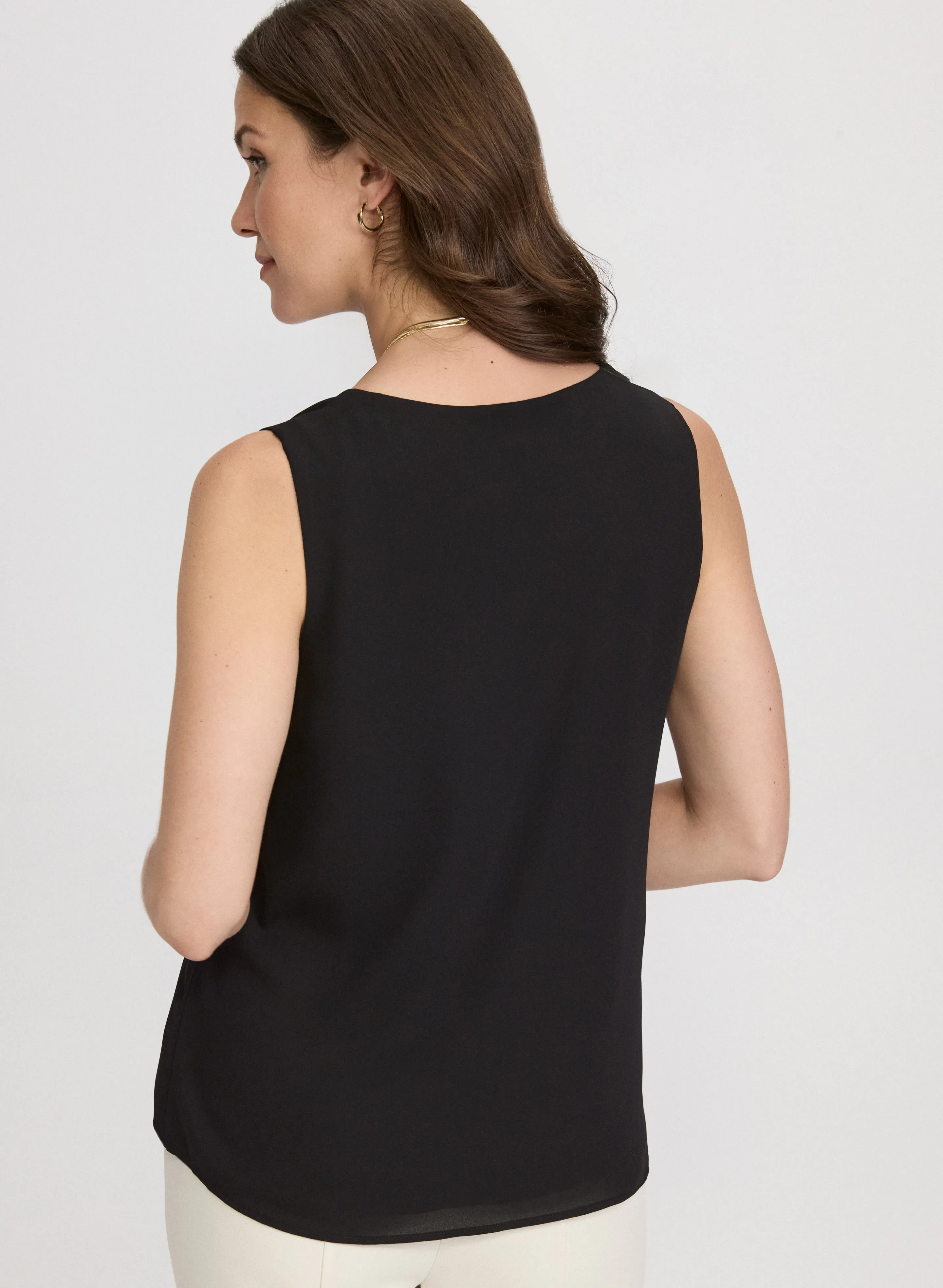 Sleeveless V-Neck Blouse sold by Laura product image thumbnail 2