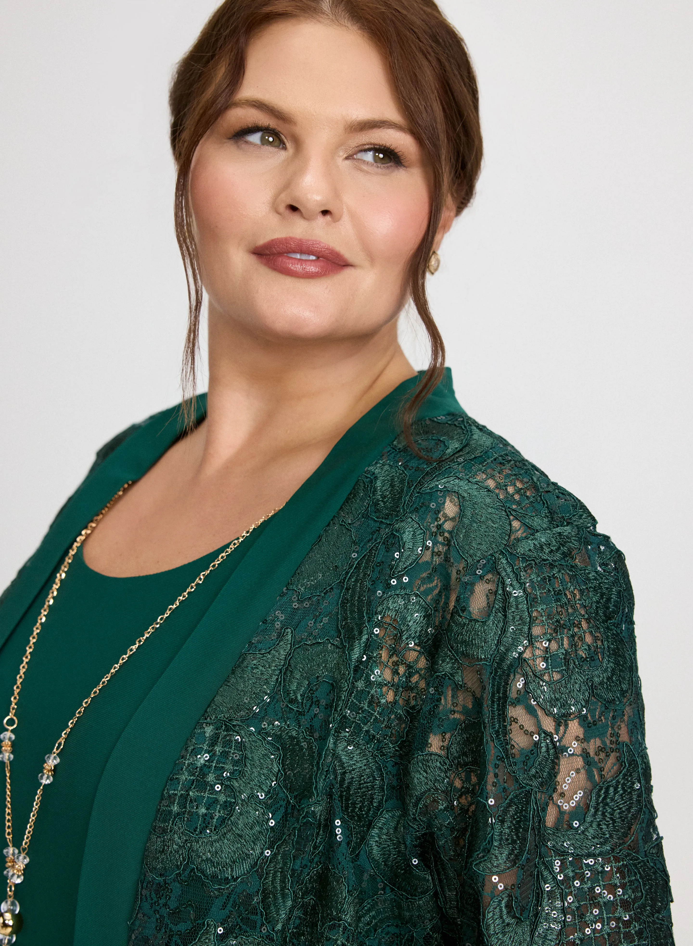 Sequin Embellished Jacket & Dress Set sold by Laura product image thumbnail 5