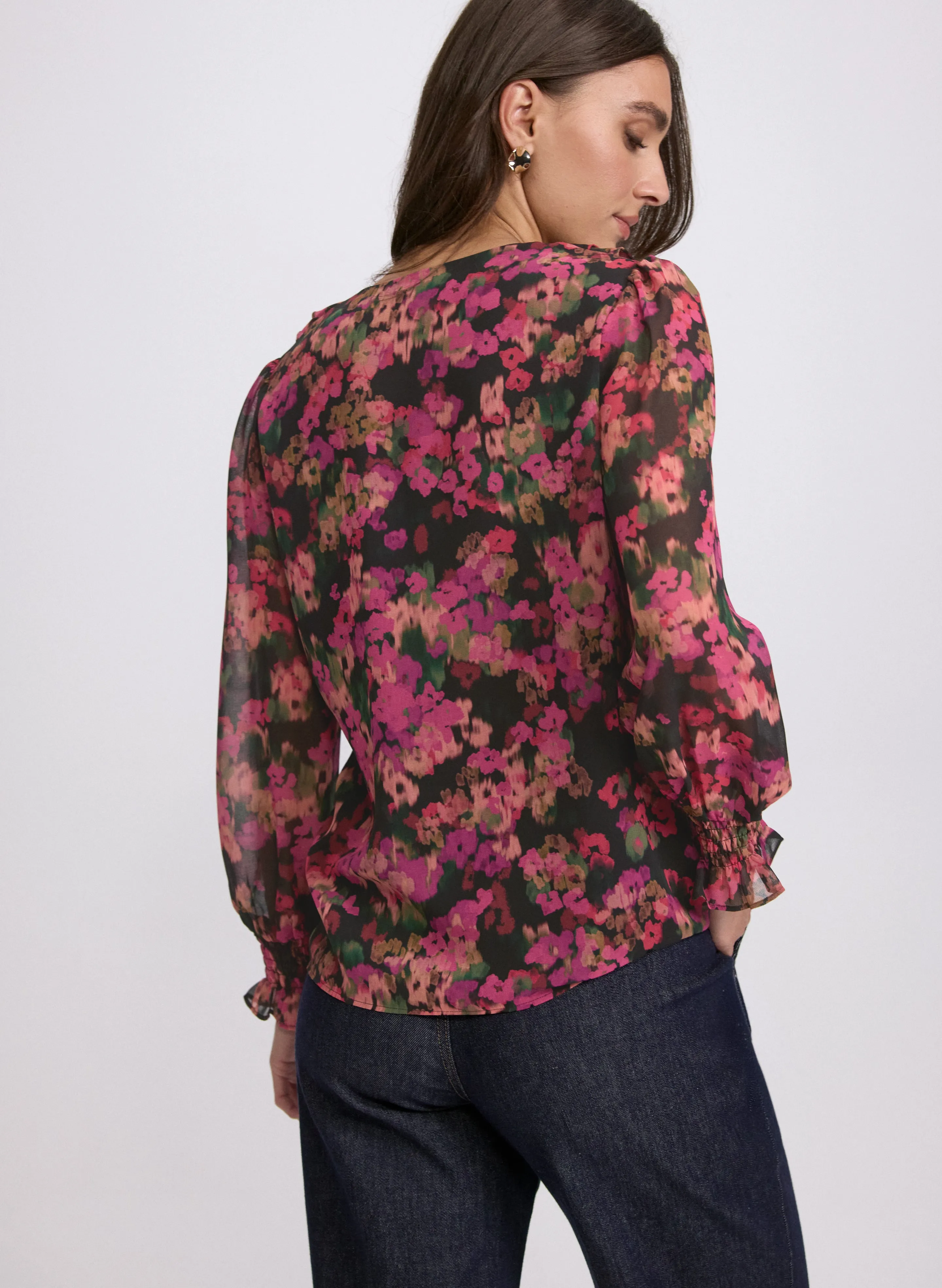 Floral Chiffon Blouse sold by Laura product image thumbnail 3