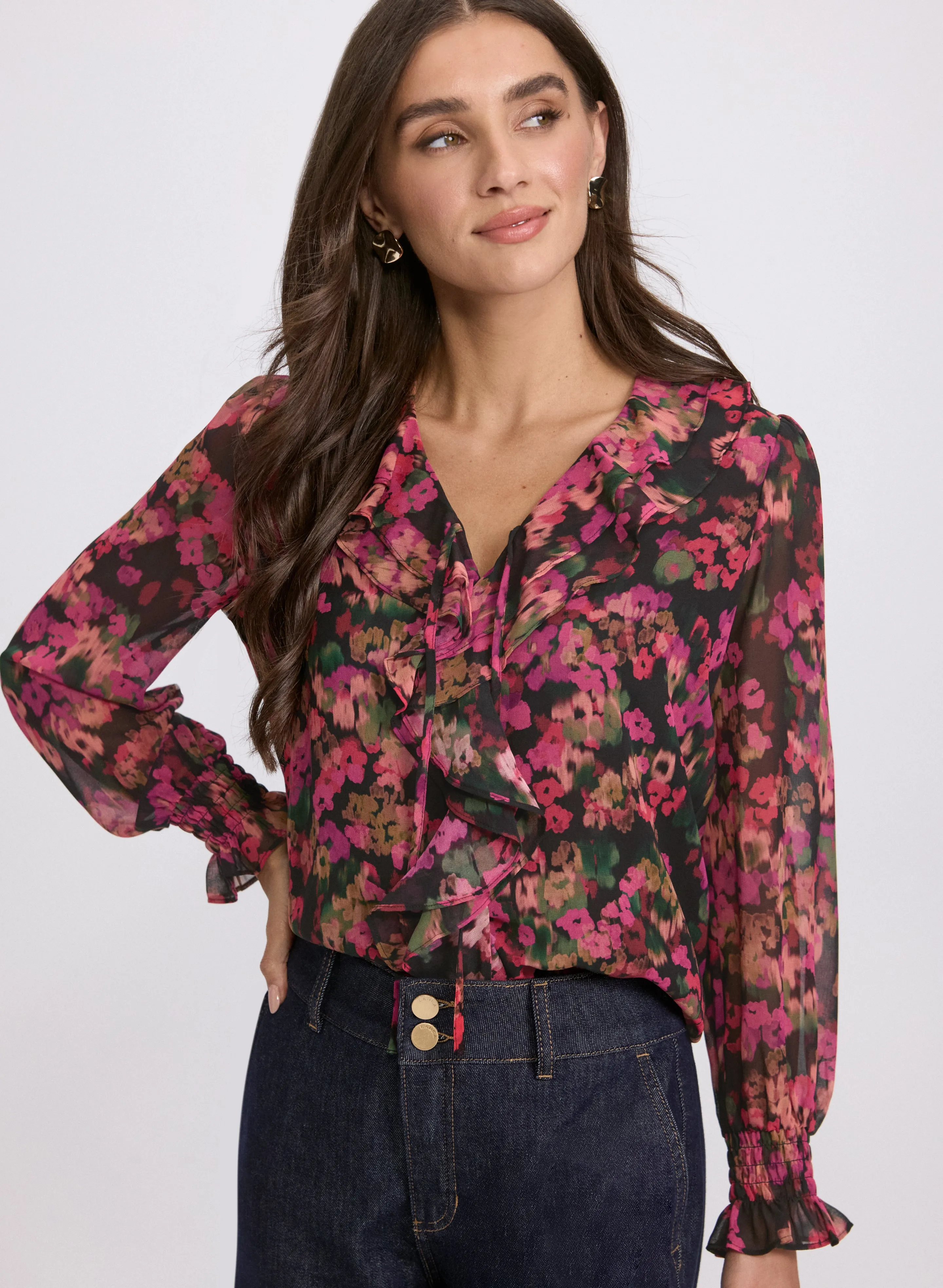 Floral Chiffon Blouse sold by Laura