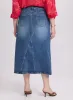 Denim Midi Skirt sold by Laura