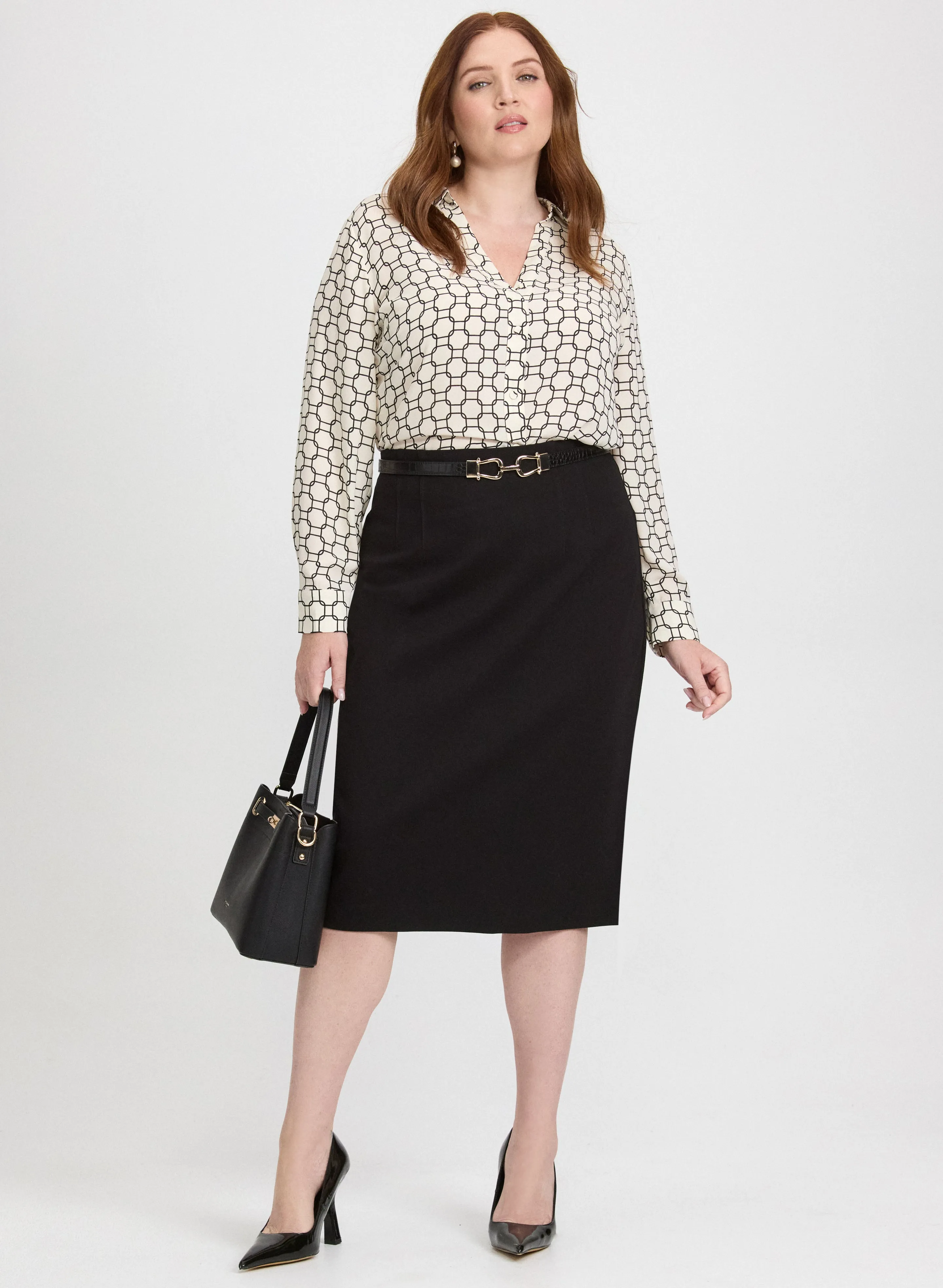 High-Rise Pencil Skirt sold by Laura product image thumbnail 4