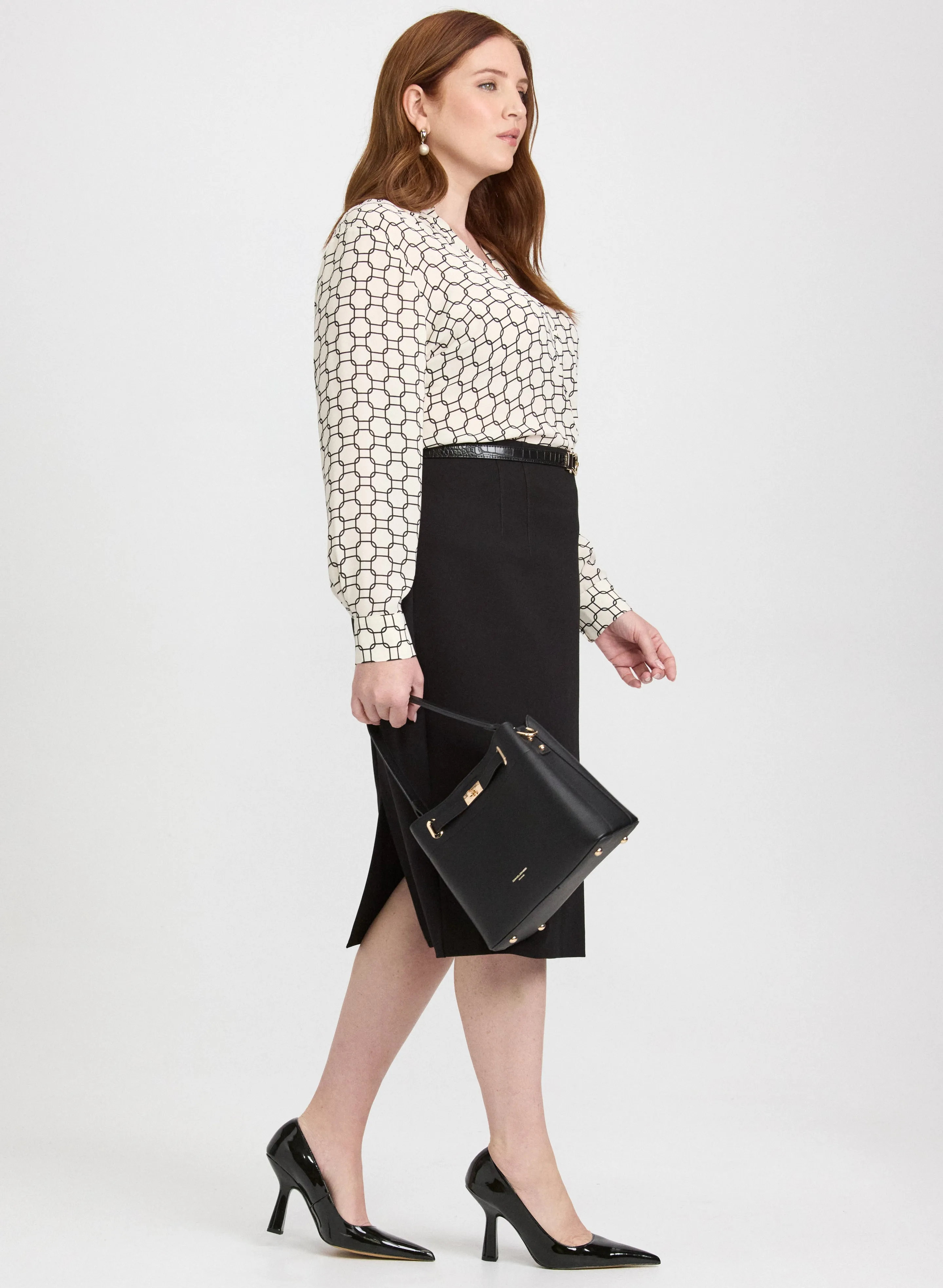 High-Rise Pencil Skirt sold by Laura product image thumbnail 3