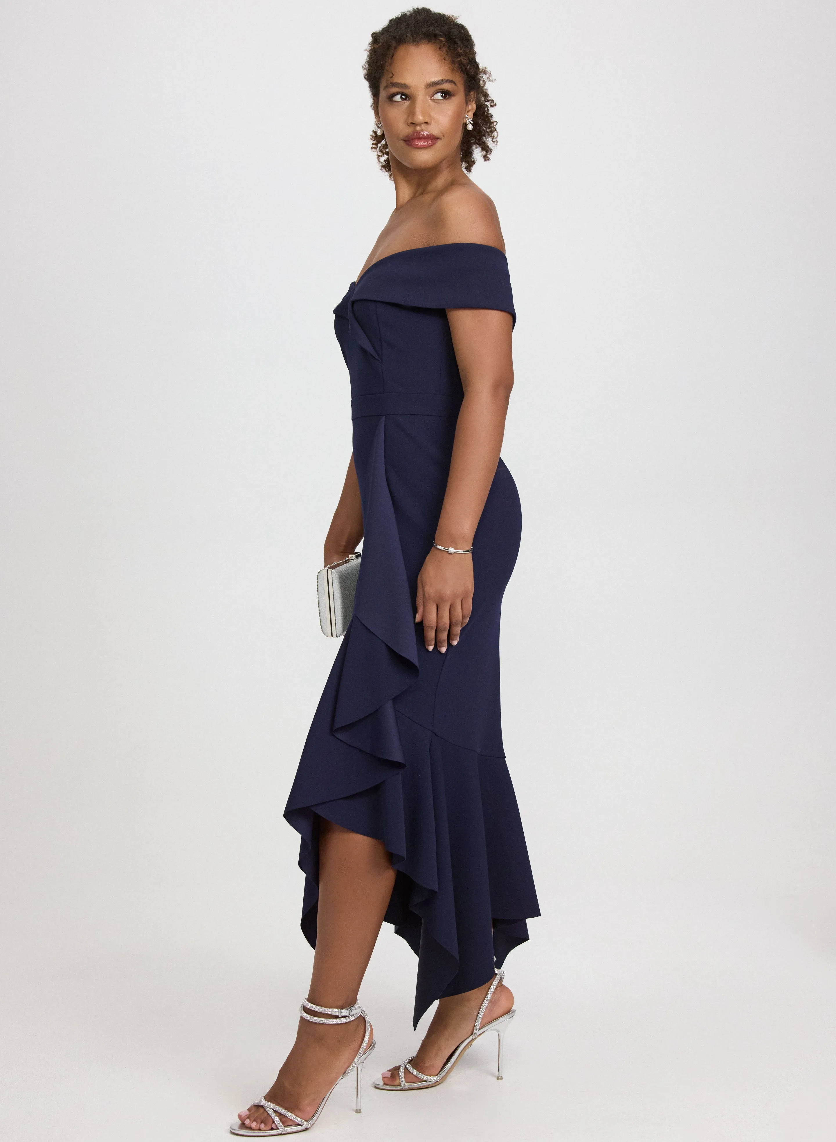 Off-The-Shoulder Ruffle Dress sold by Laura product image thumbnail 2