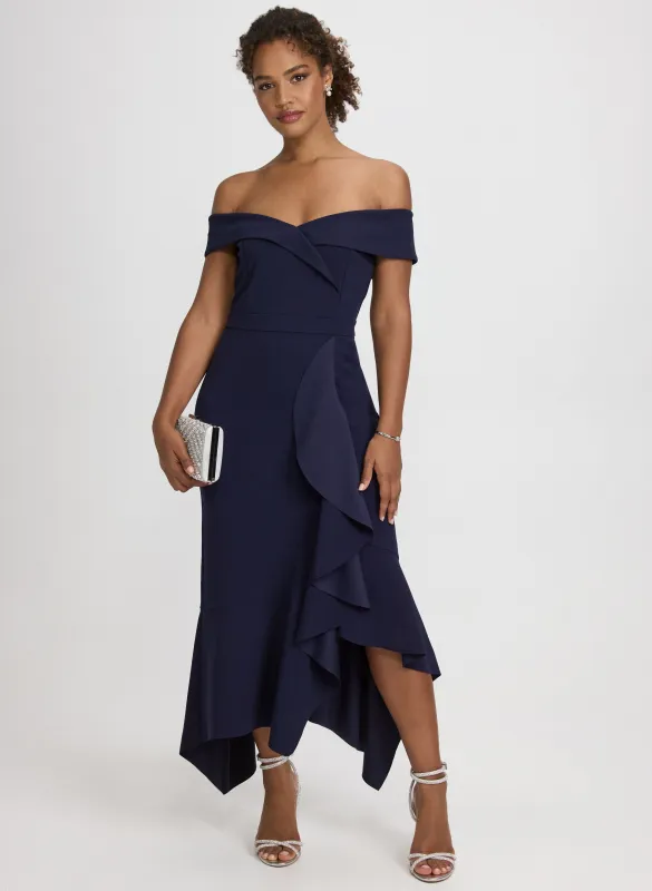 Off-The-Shoulder Ruffle Dress sold by Laura