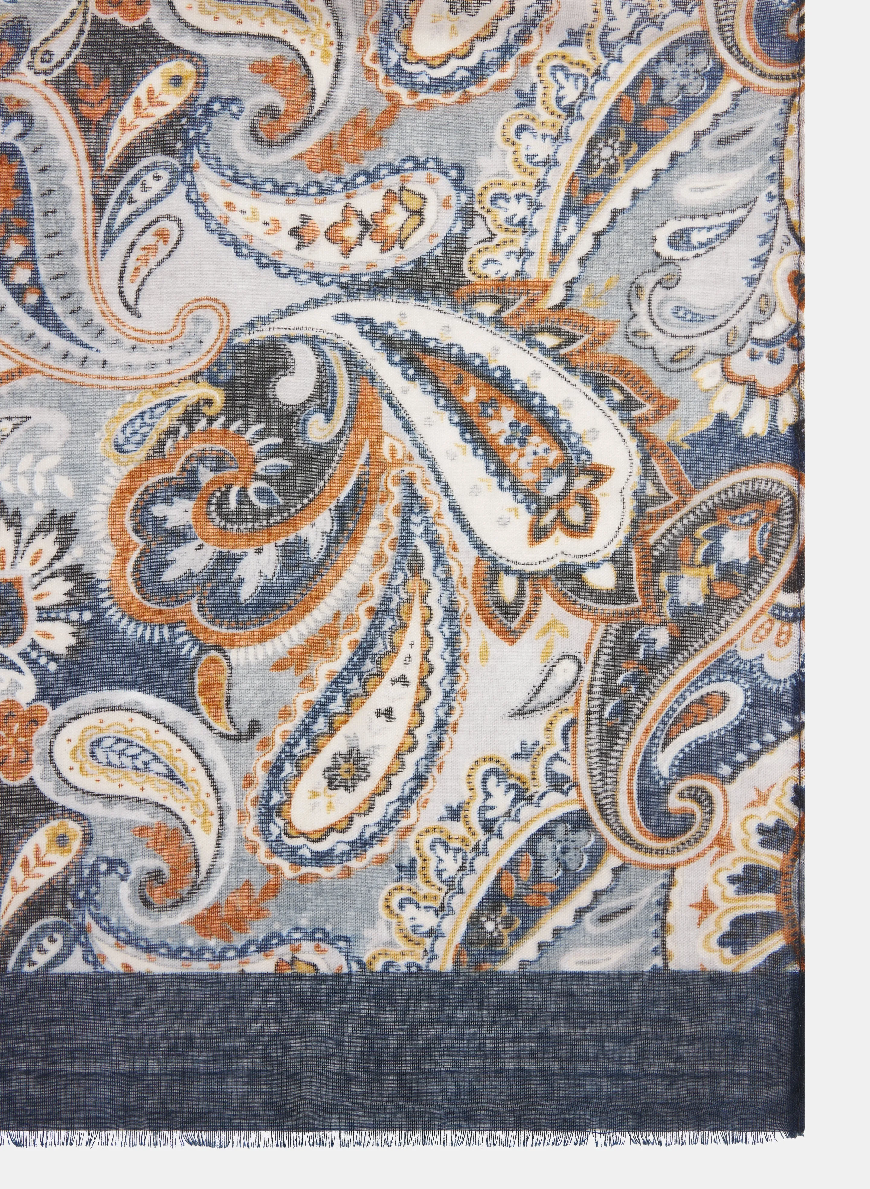 Paisley Print Scarf sold by Laura product image thumbnail 3