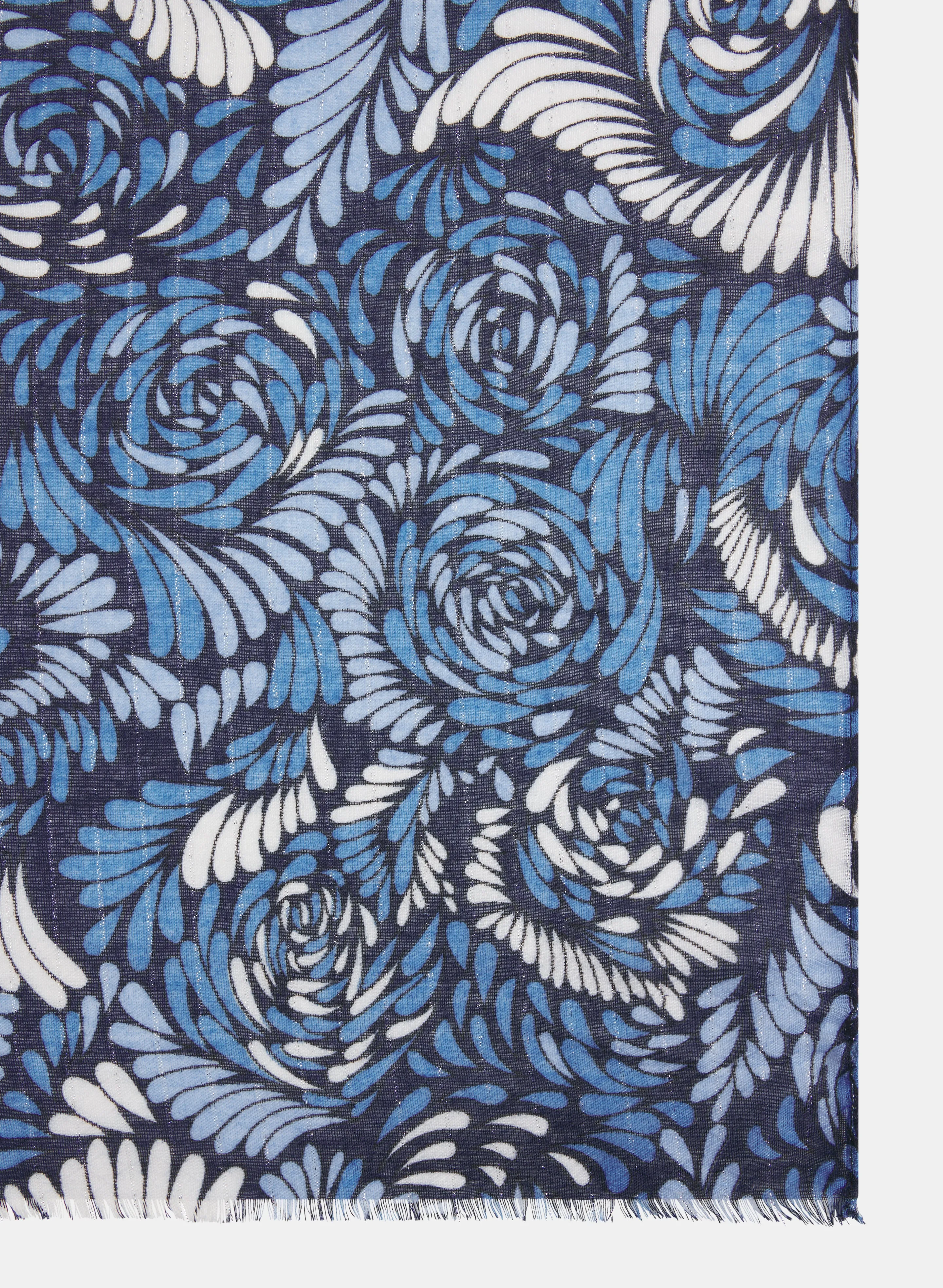 Rose Print Scarf sold by Laura product image thumbnail 2