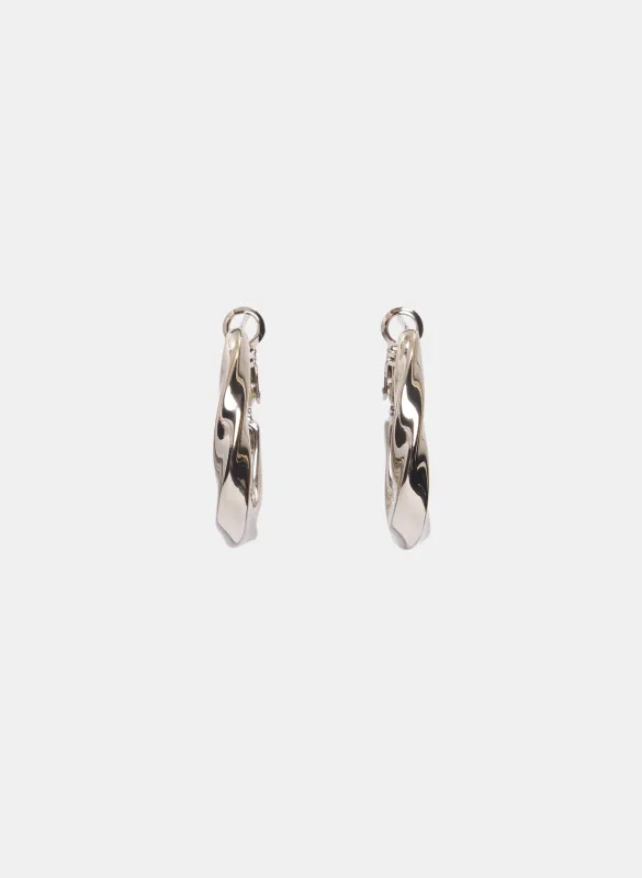 Twisted Hoop Earrings sold by Laura