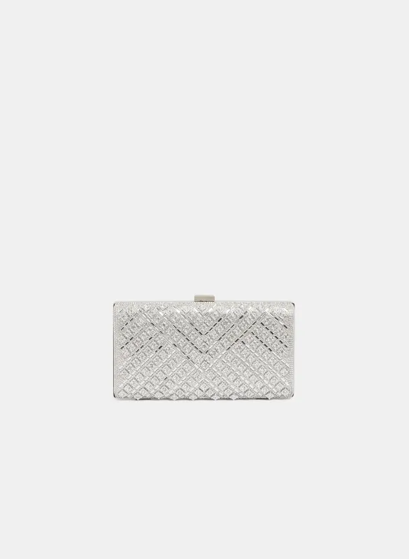 Crystal Embellished Clutch sold by Laura