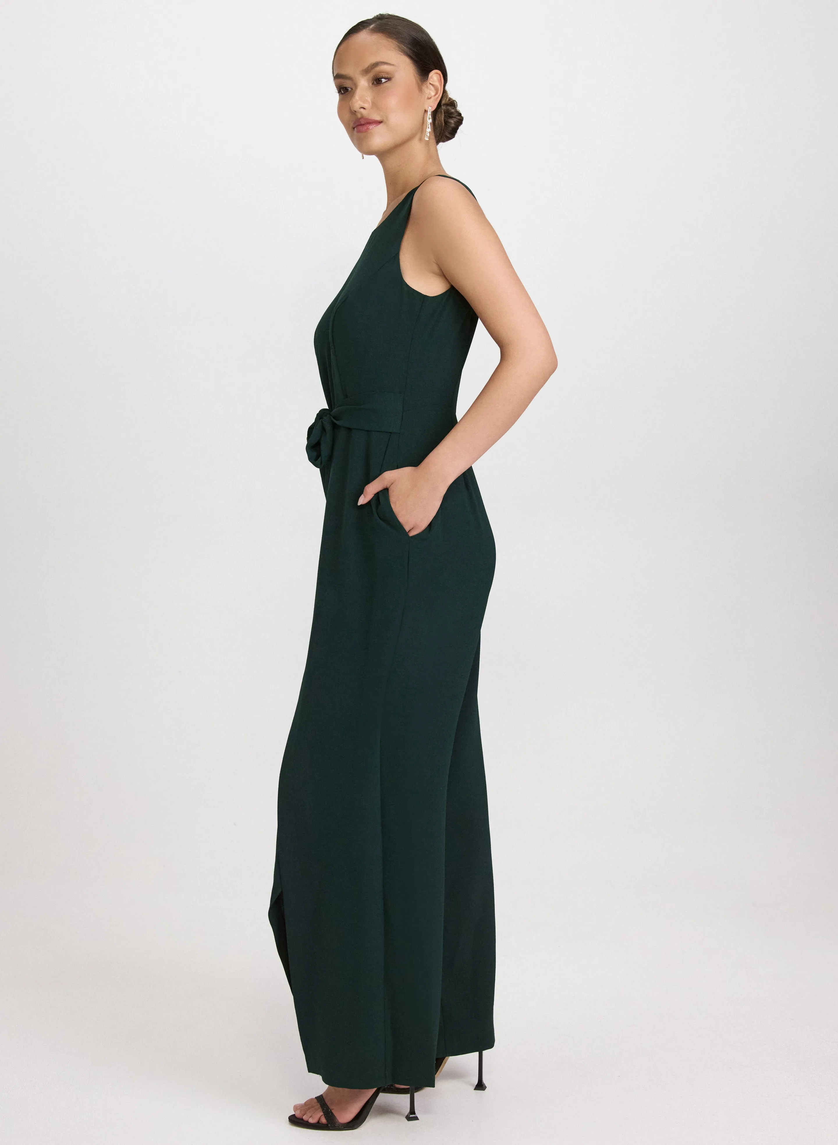 Self-Tie Sash Jumpsuit sold by Laura product image thumbnail 3