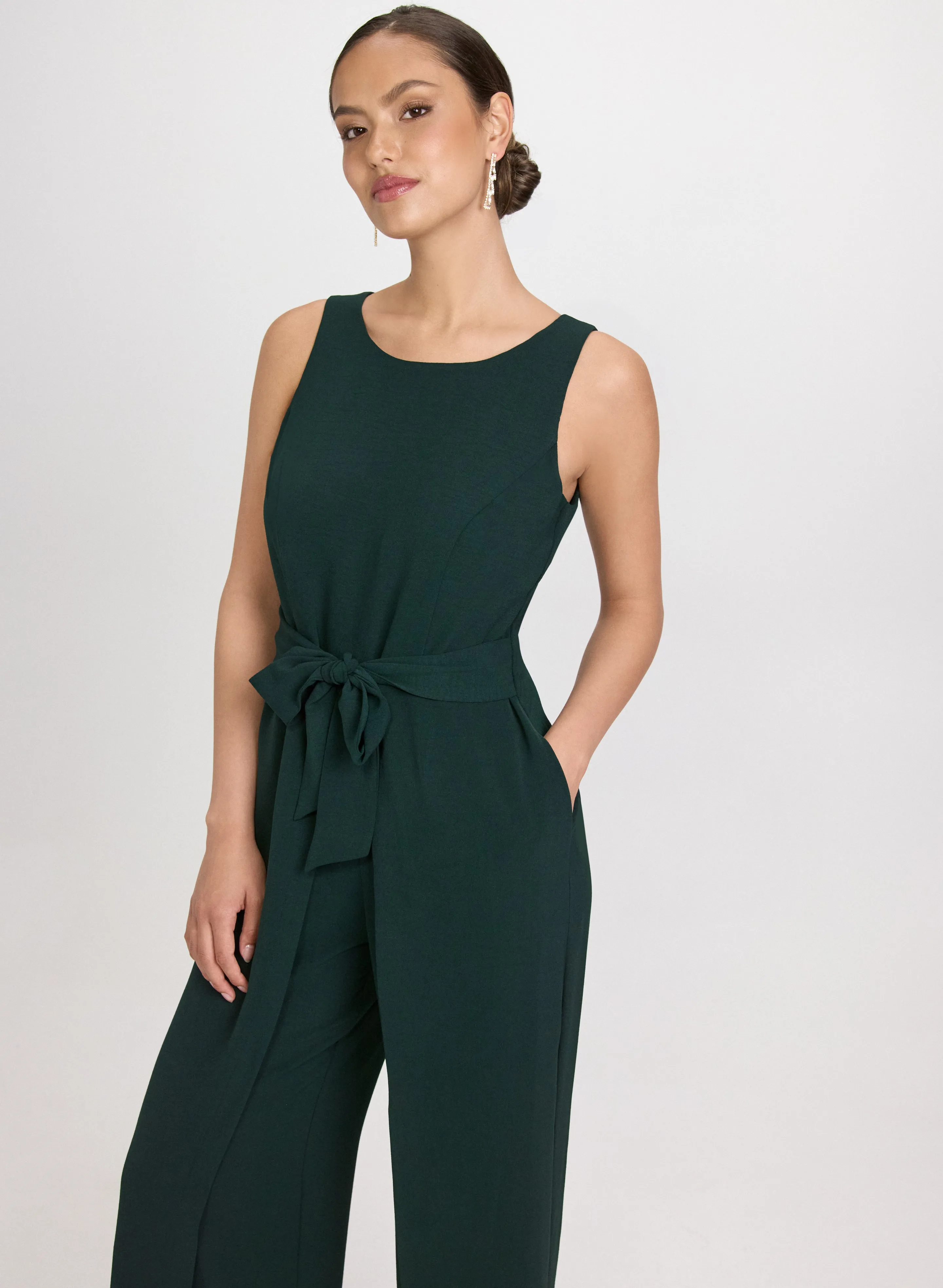 Self-Tie Sash Jumpsuit sold by Laura product image thumbnail 4
