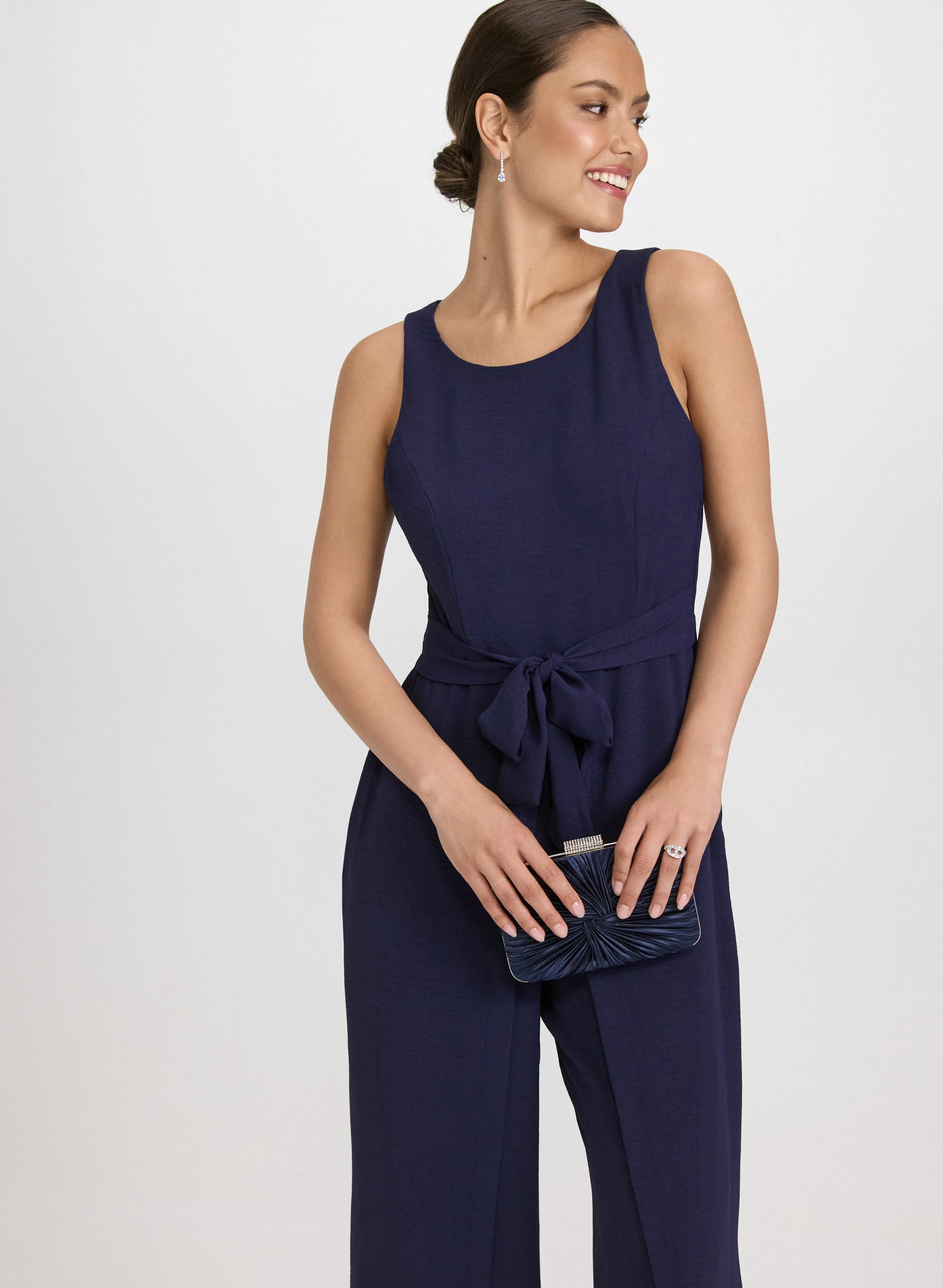 Self-Tie Sash Jumpsuit sold by Laura product image thumbnail 4