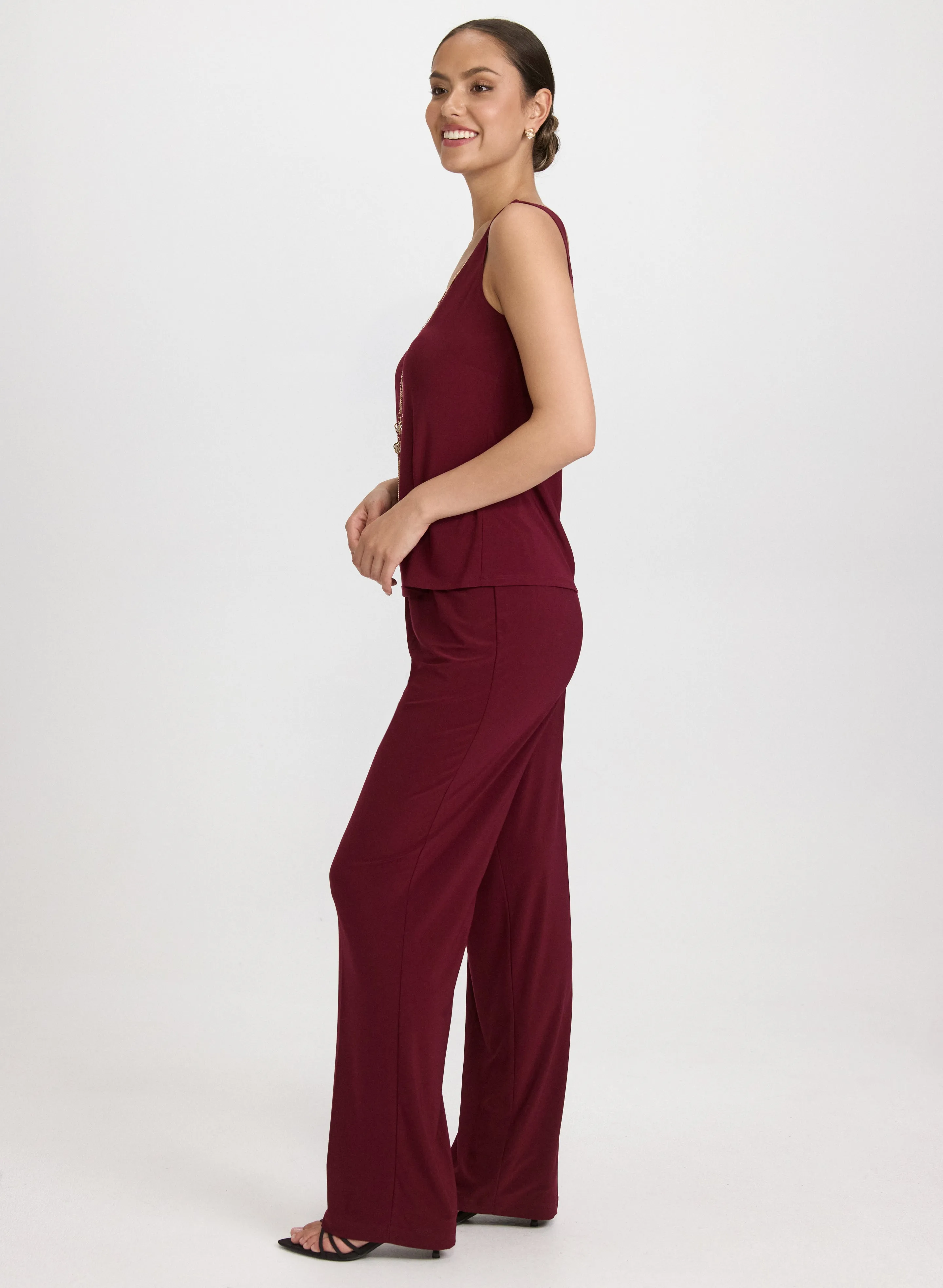 Floral Embroidered Jacket, Top & Pants Set sold by Laura product image thumbnail 2