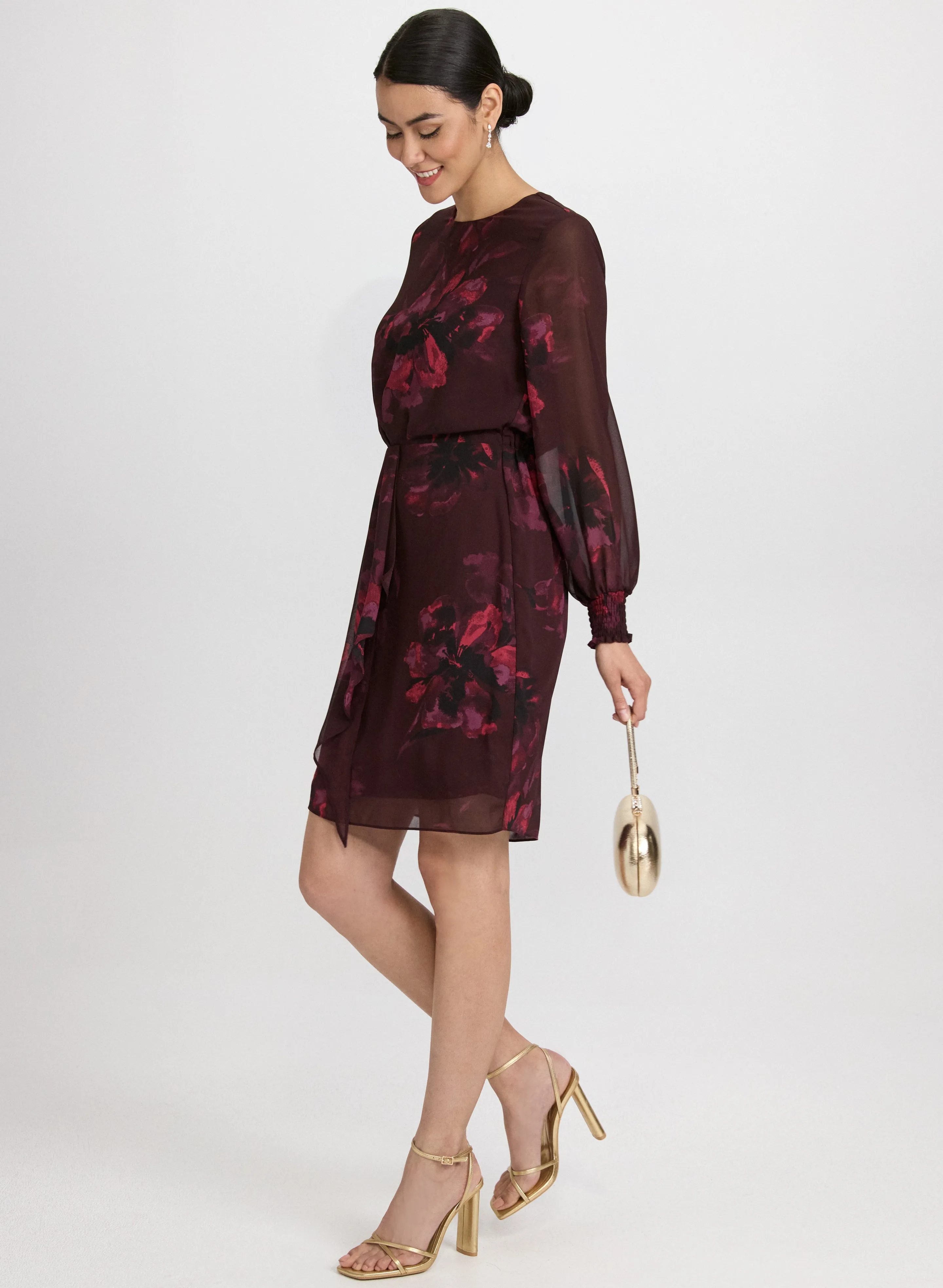 Floral Flounce Front Dress sold by Laura product image thumbnail 2