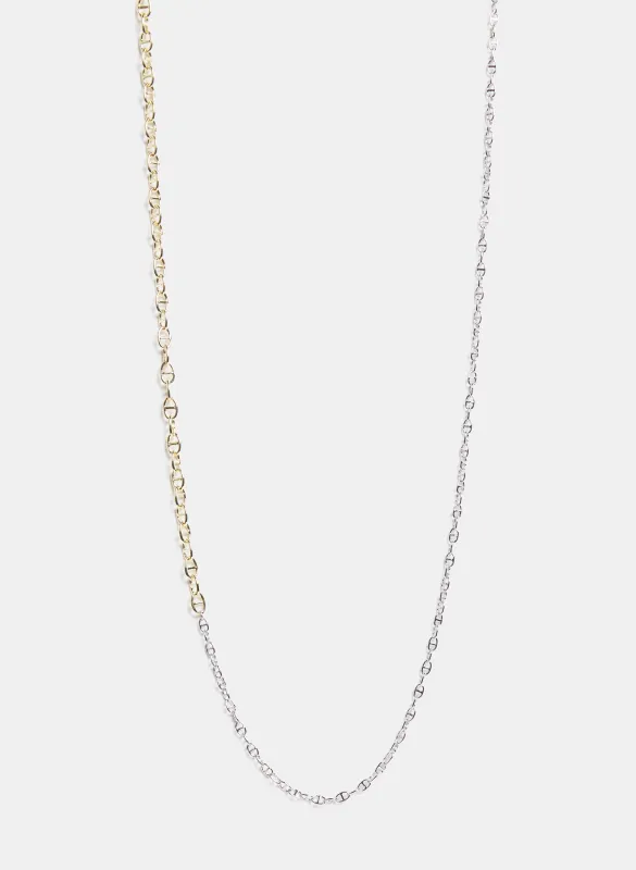Two-Tone Chain Necklace sold by Laura