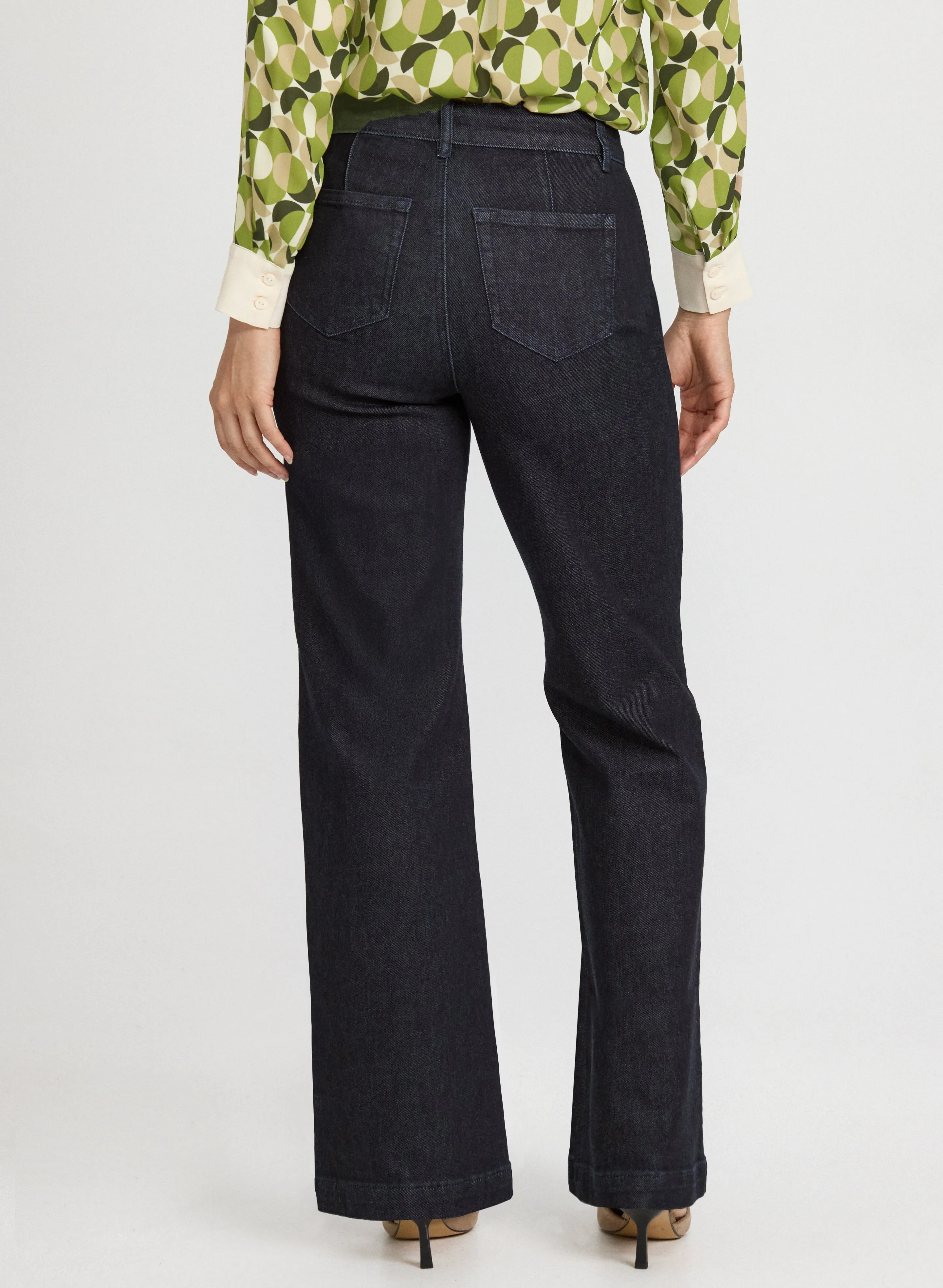 Wide-Leg Denim Pants sold by Laura product image thumbnail 3