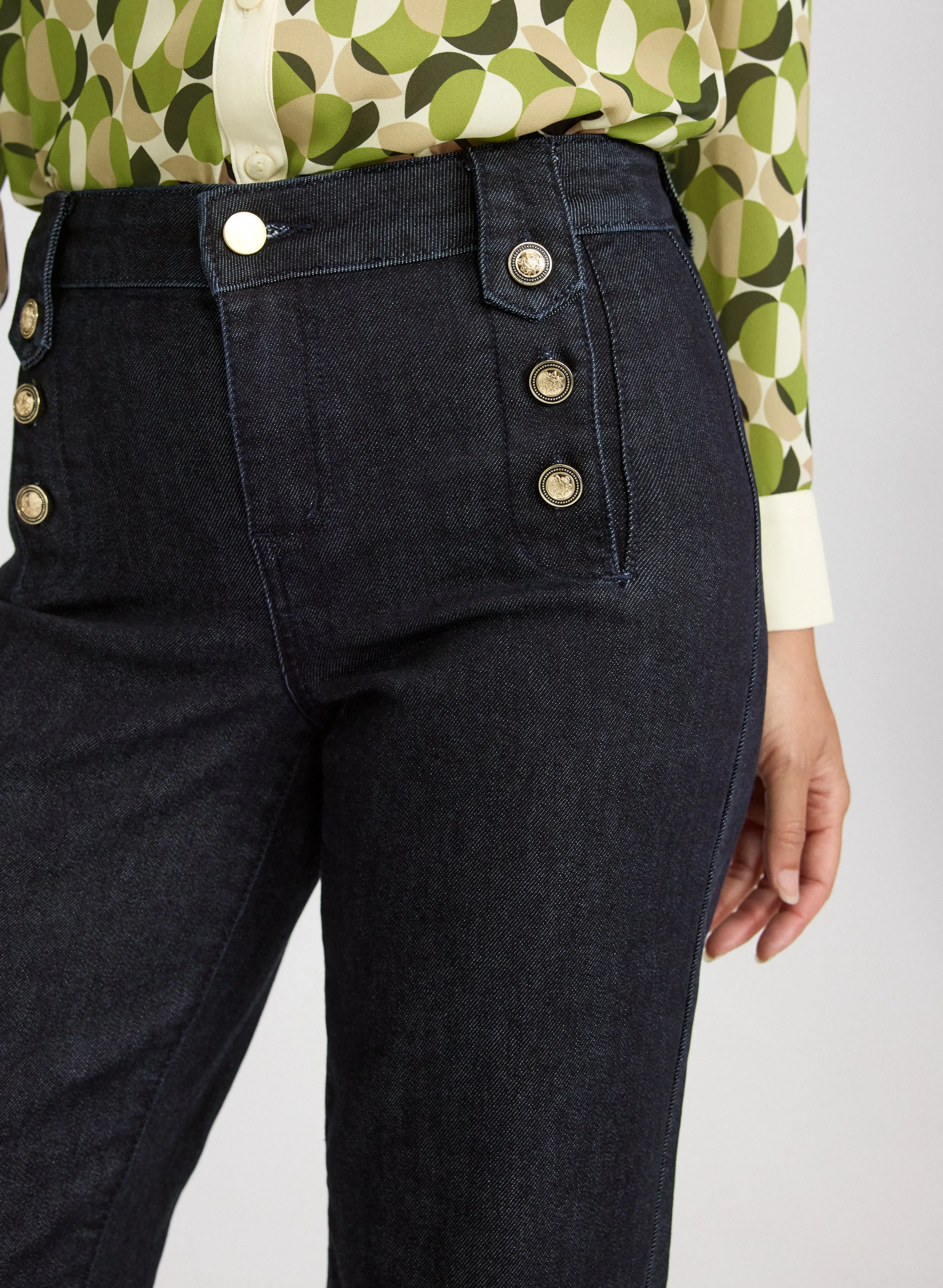 Wide-Leg Denim Pants sold by Laura product image thumbnail 5