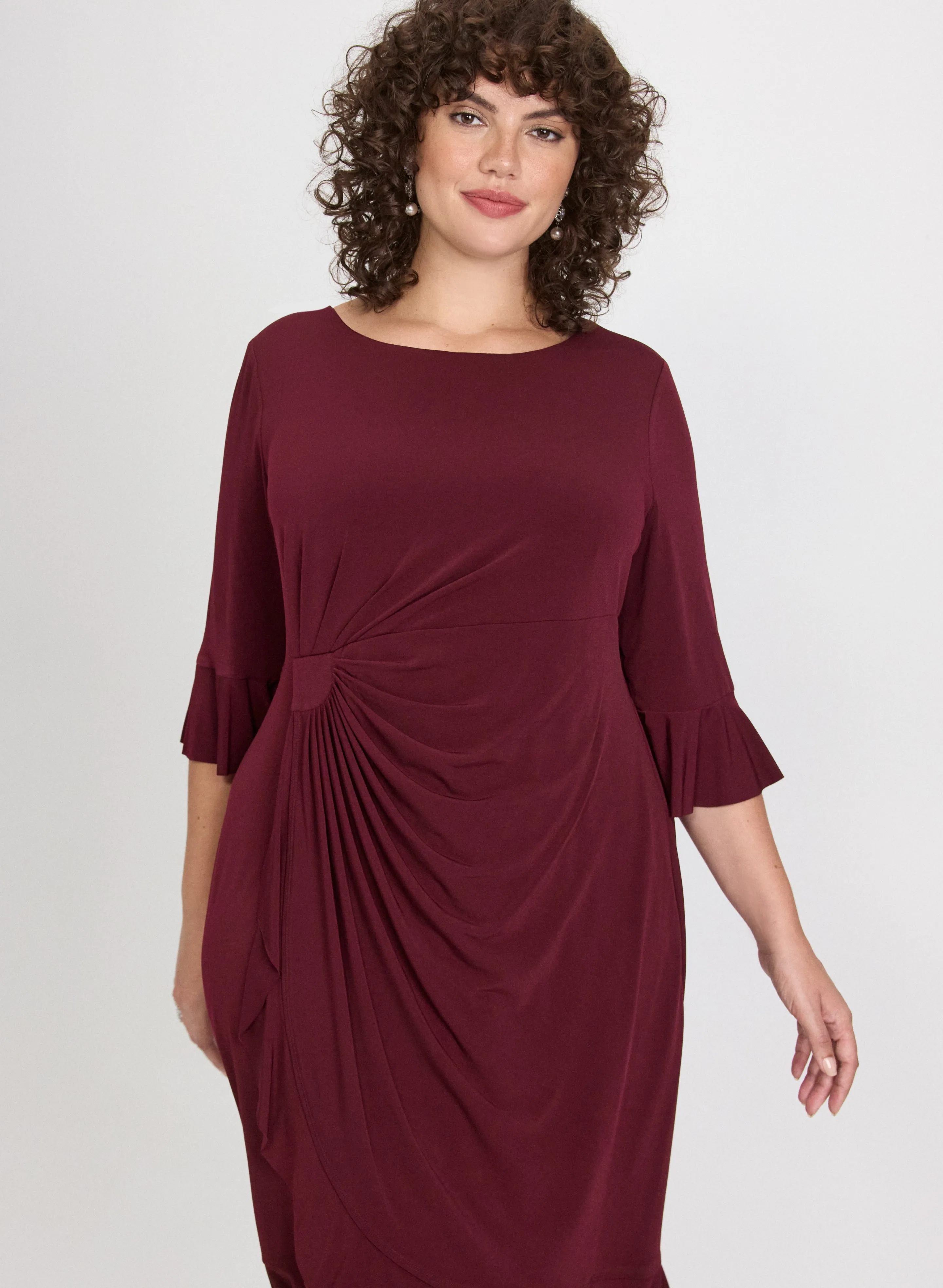 Ruffled Hem Dress sold by Laura product image thumbnail 4